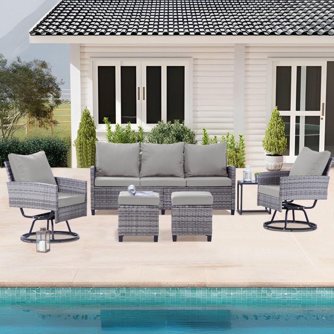 EarlGrove LS-MZ300712GYGY Patio-Conversation-Sets - View #2