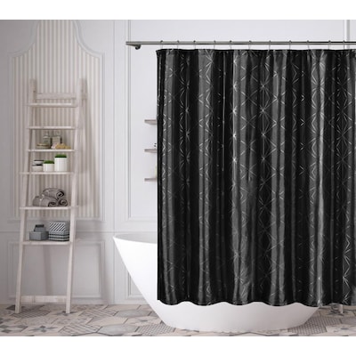 Black Shower Curtains Liners At Com, Gray And Black Shower Curtains