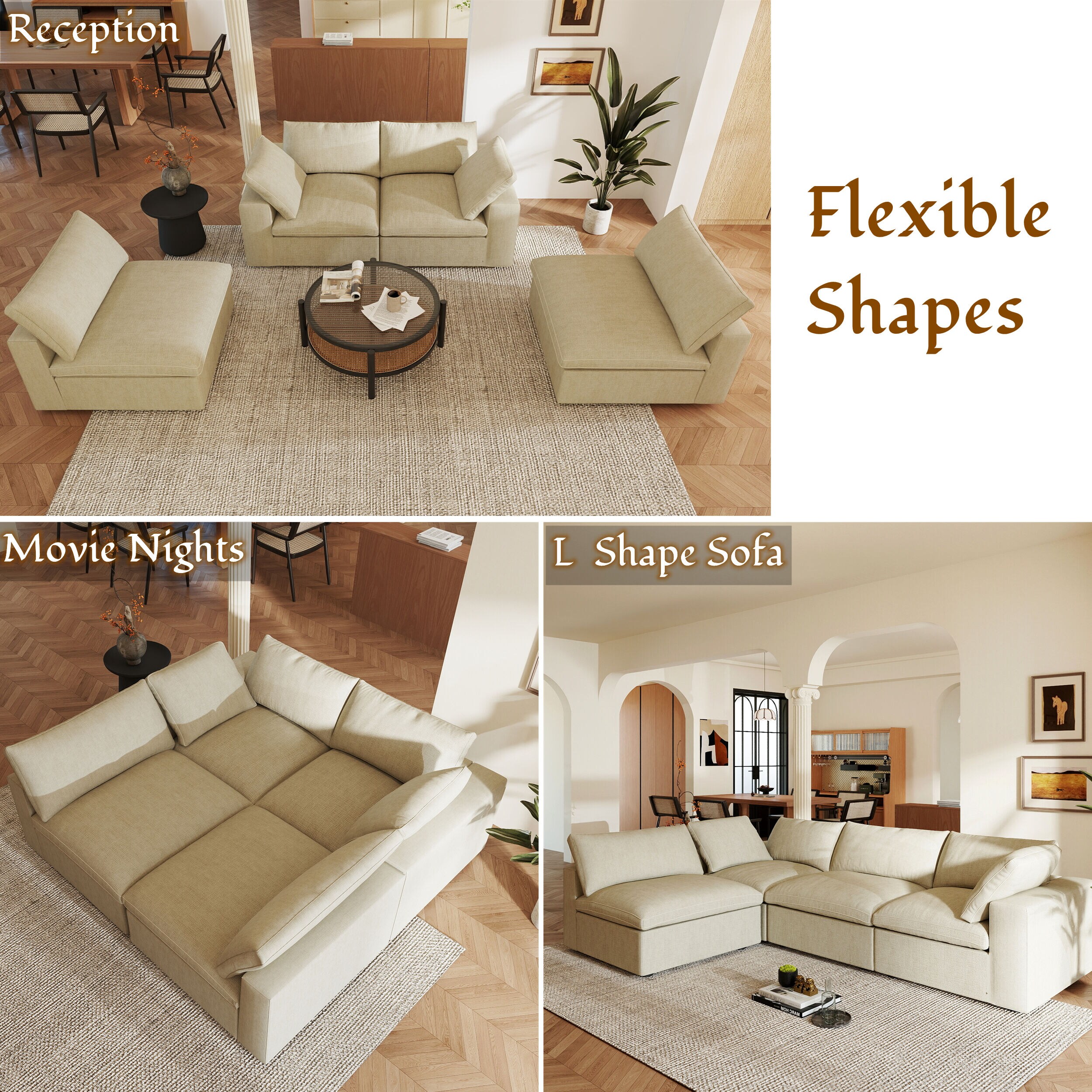 BuotiqHom DH-S4-121KH Sofas-Loveseats - View #4