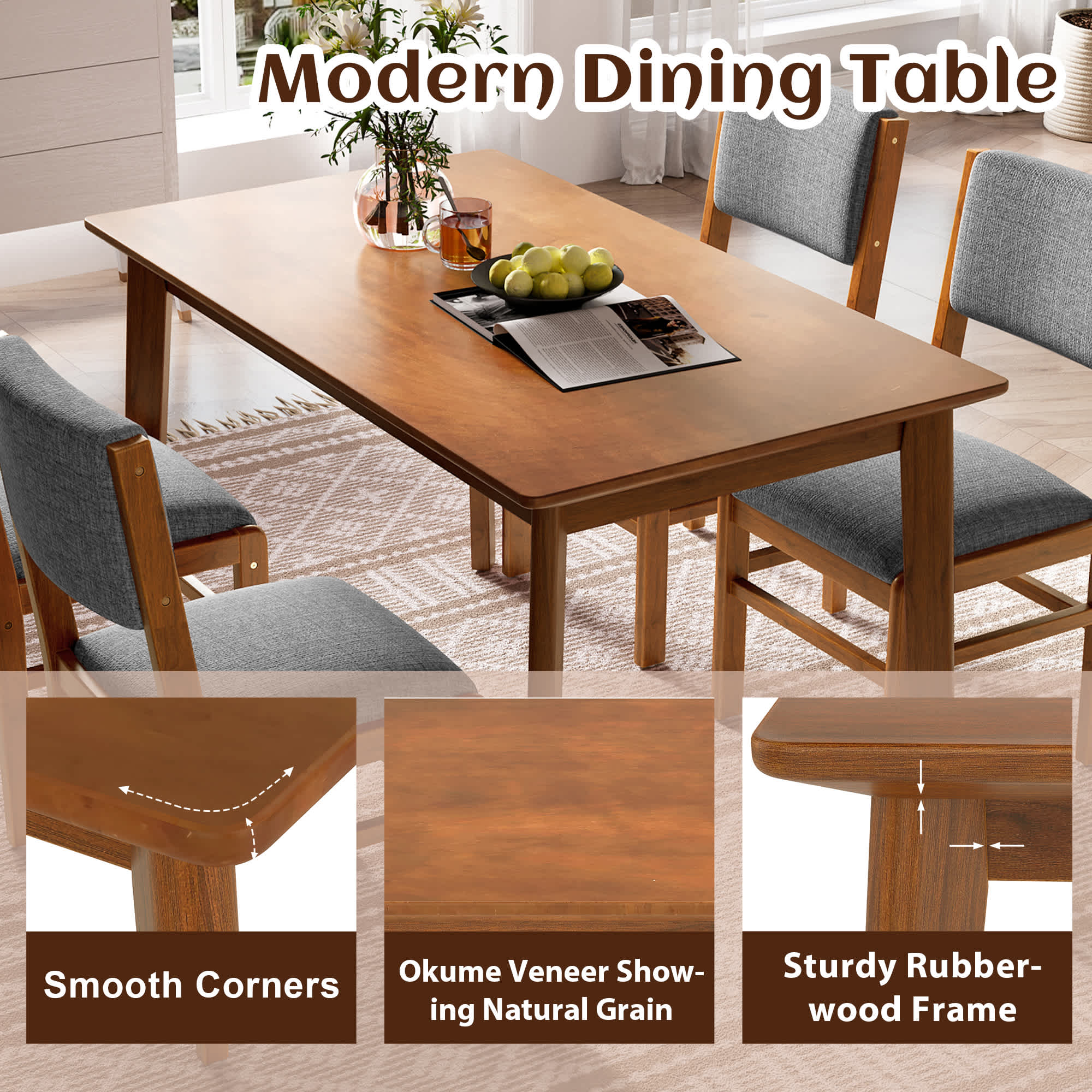 Vynxaria LESX0751-DJCZ-DT023 Dining-Tables - View #3
