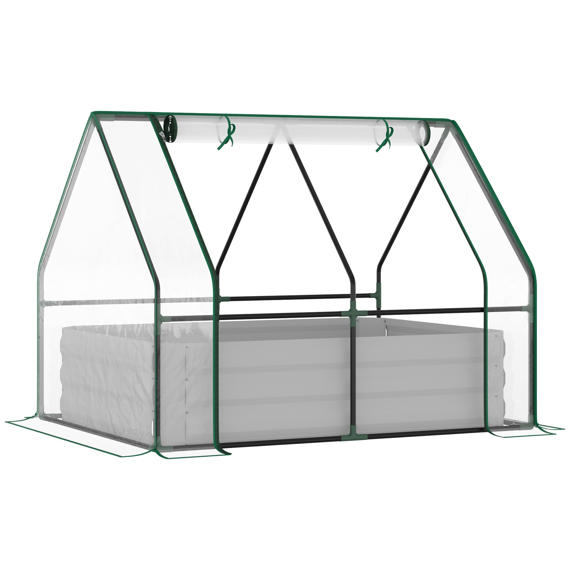ZAKLOOP WU2225P174457 Garden Off-white Wood Garden Seat