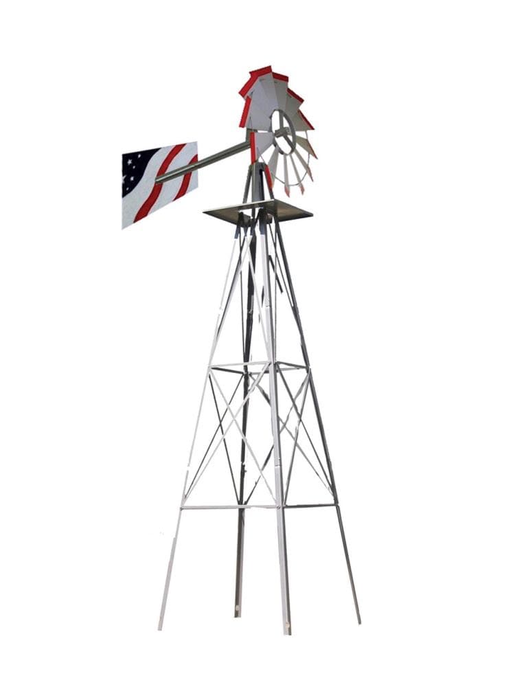 SMV Industries 8 FT American Flag Windmill at Lowes.com