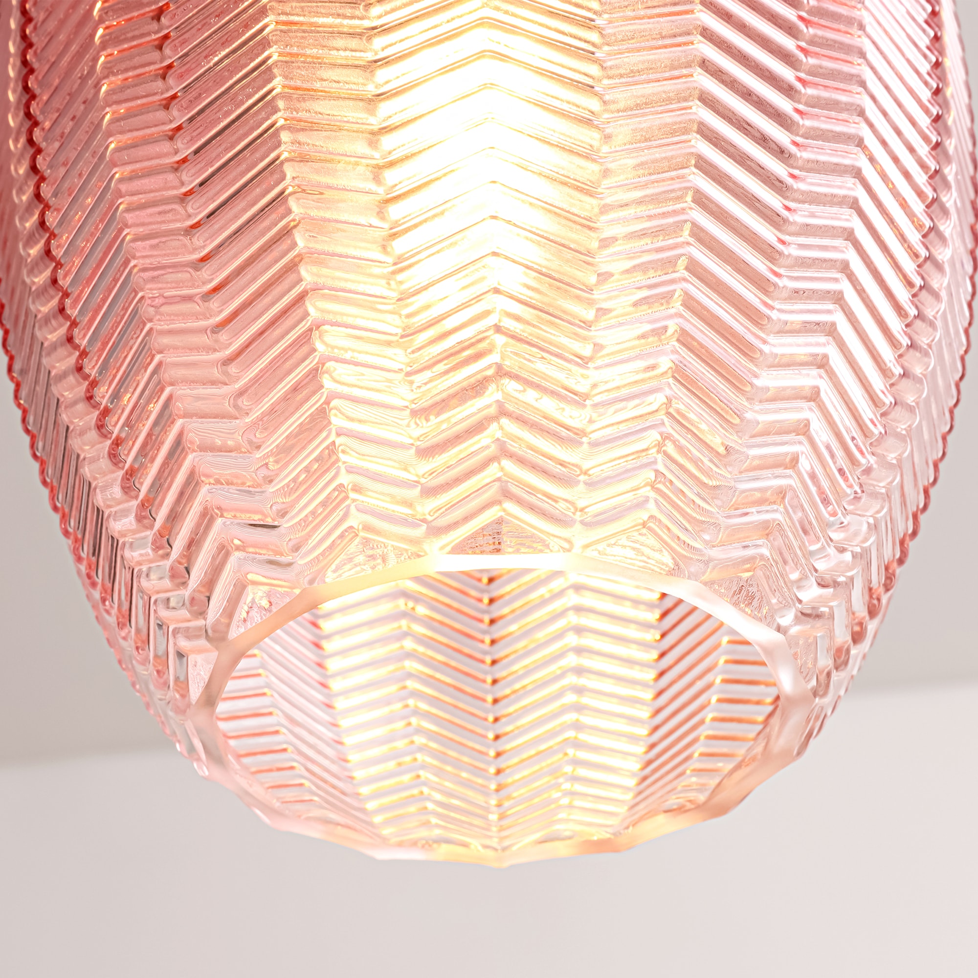 Ozma Orange Aluminum Dome Pendant Light with Adjustable Cord