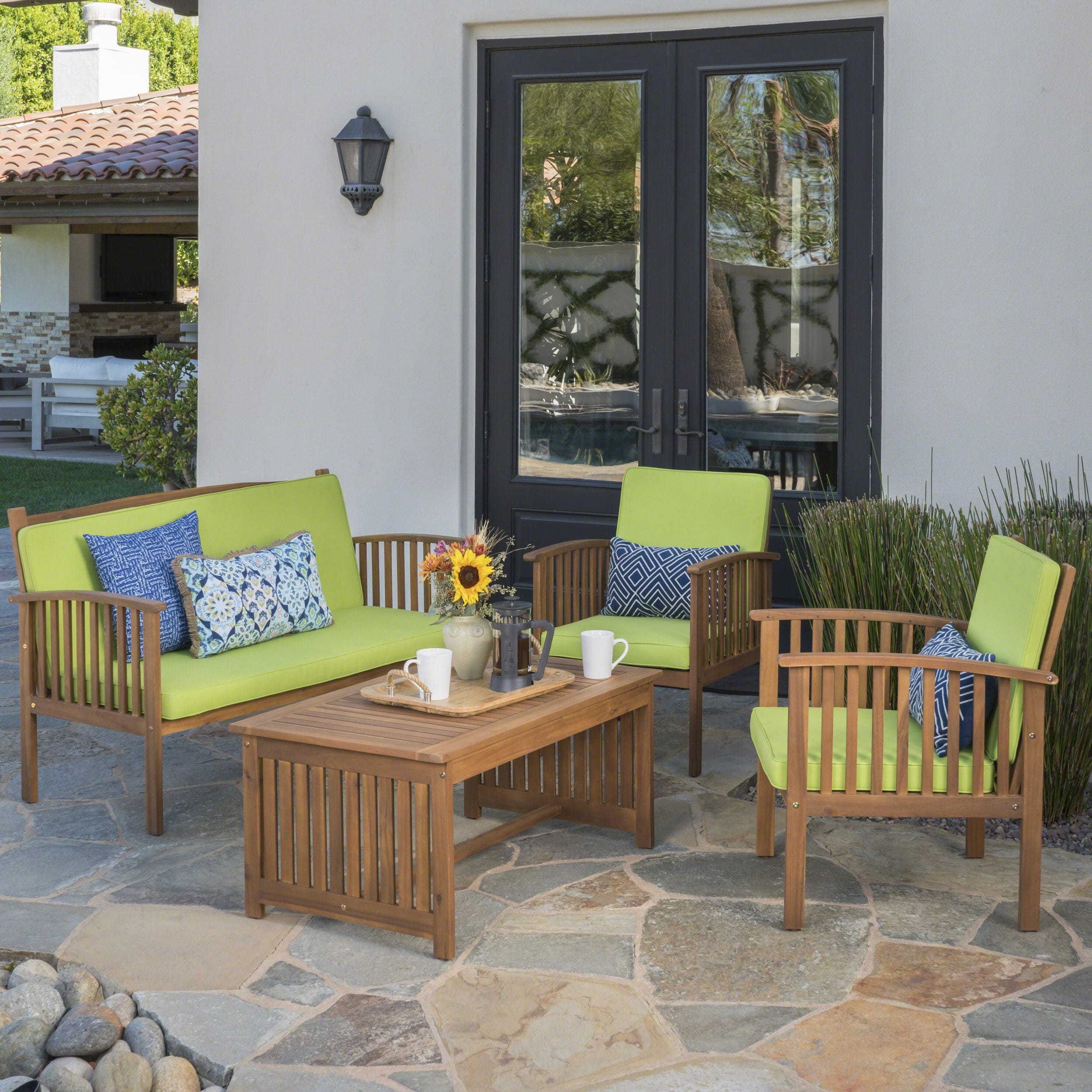 AHIOU HOME ZAAHG-59116LGRNSF Patio-Conversation-Sets - View #4