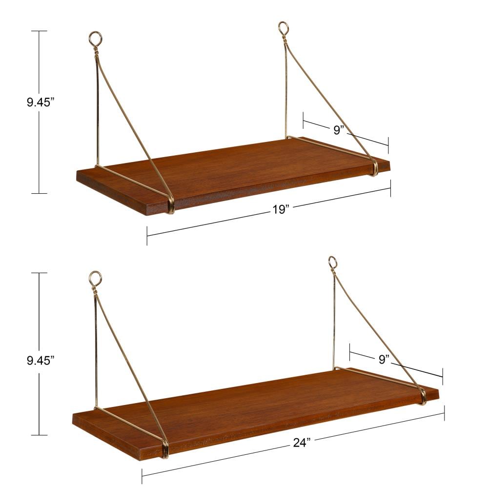 Kate and Laurel 214961 Wall-Mounted-Shelving - View #2