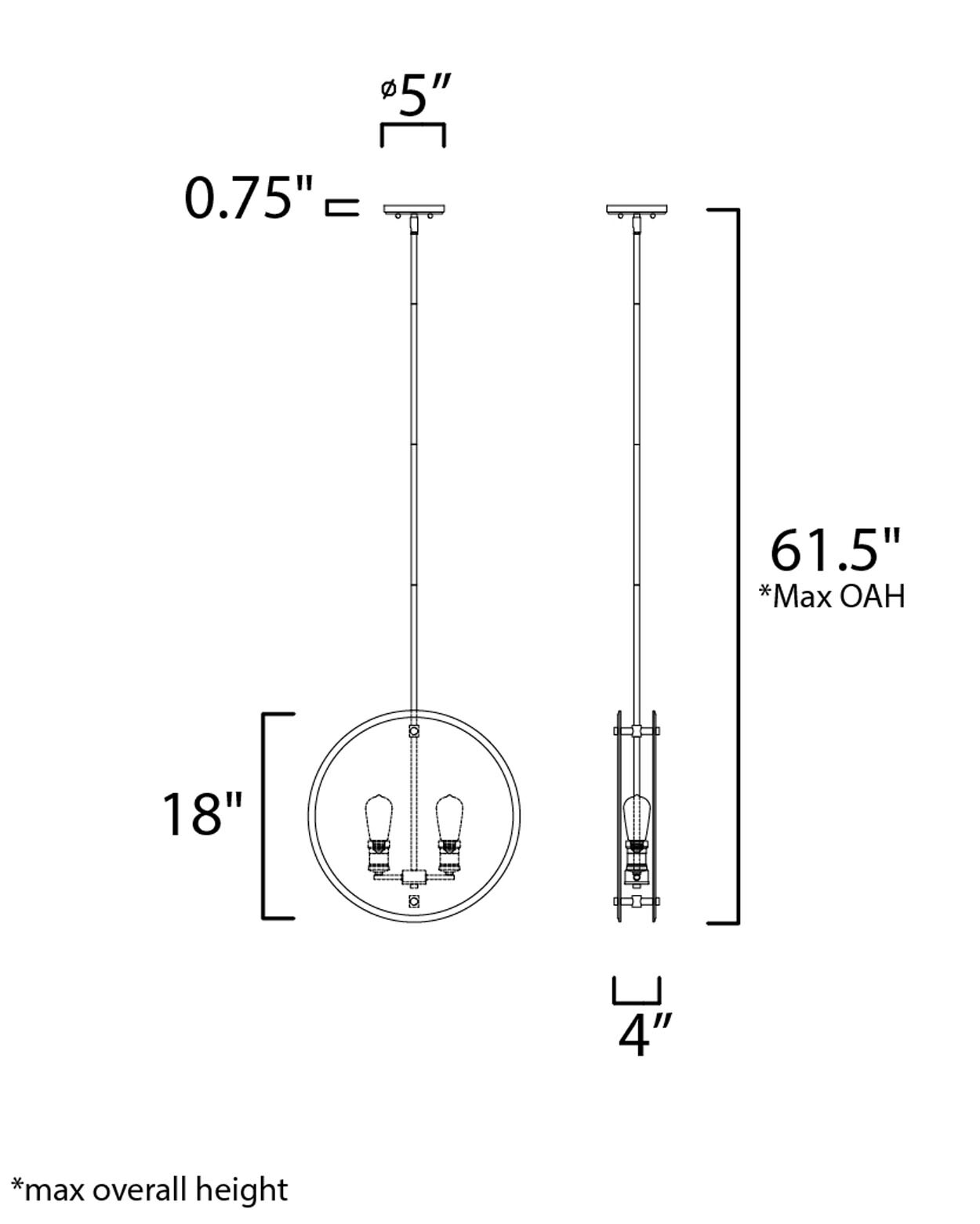 Maxim Lighting 21298CLPC Pendant-Lights - View #5