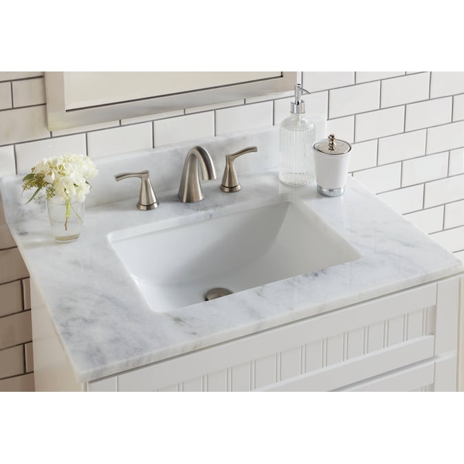 Allen Roth 31 In Shadow Storm Natural, What Is The Standard Size Of A Single Sink Vanity Top