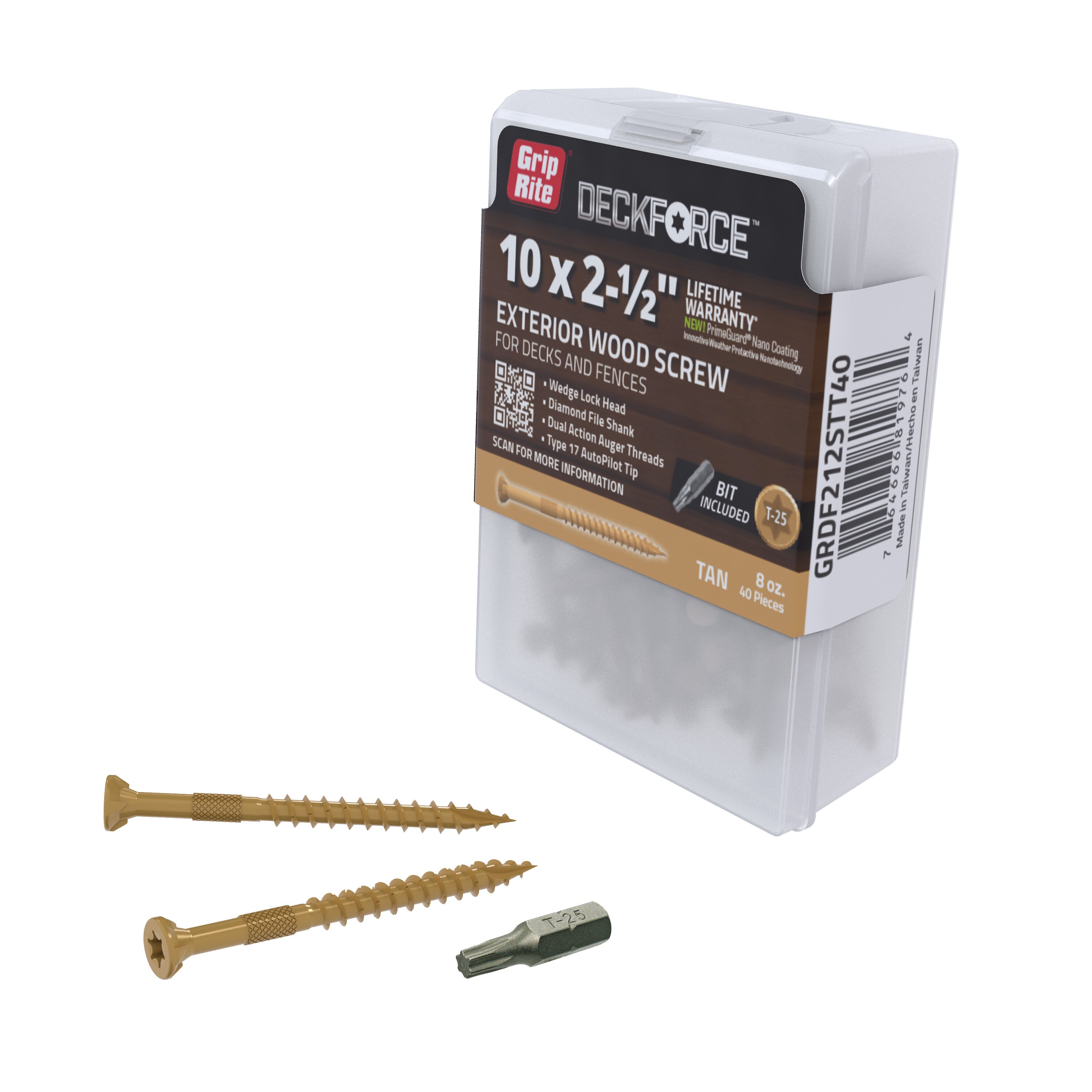 DeckForce by Grip Rite GRDF212STT40 Deck-Screws - View #5