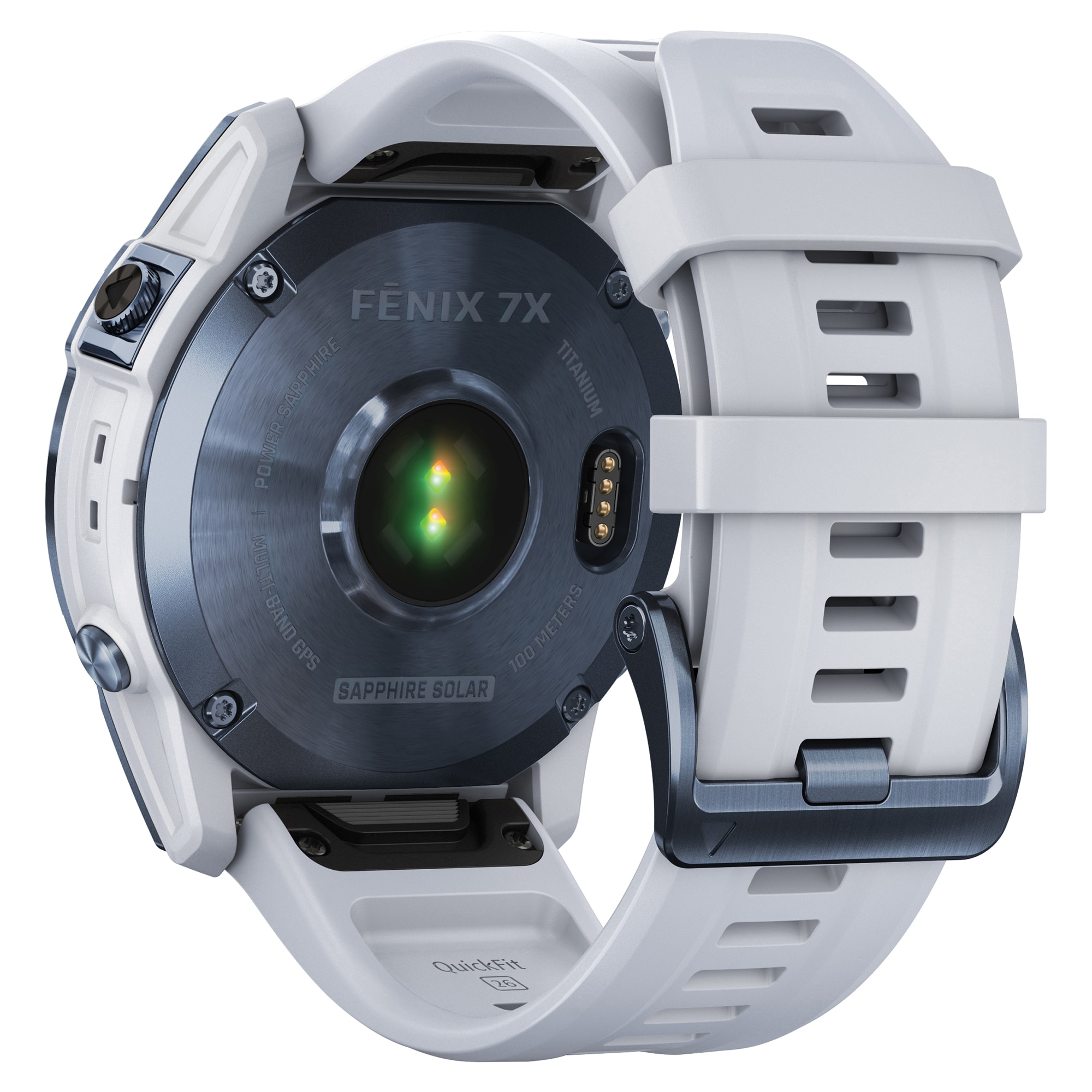 Garmin fēnix 7X Sapphire Solar Multisport GPS Watch (Black DLC Titanium,  Black Band) in the Fitness Trackers department at