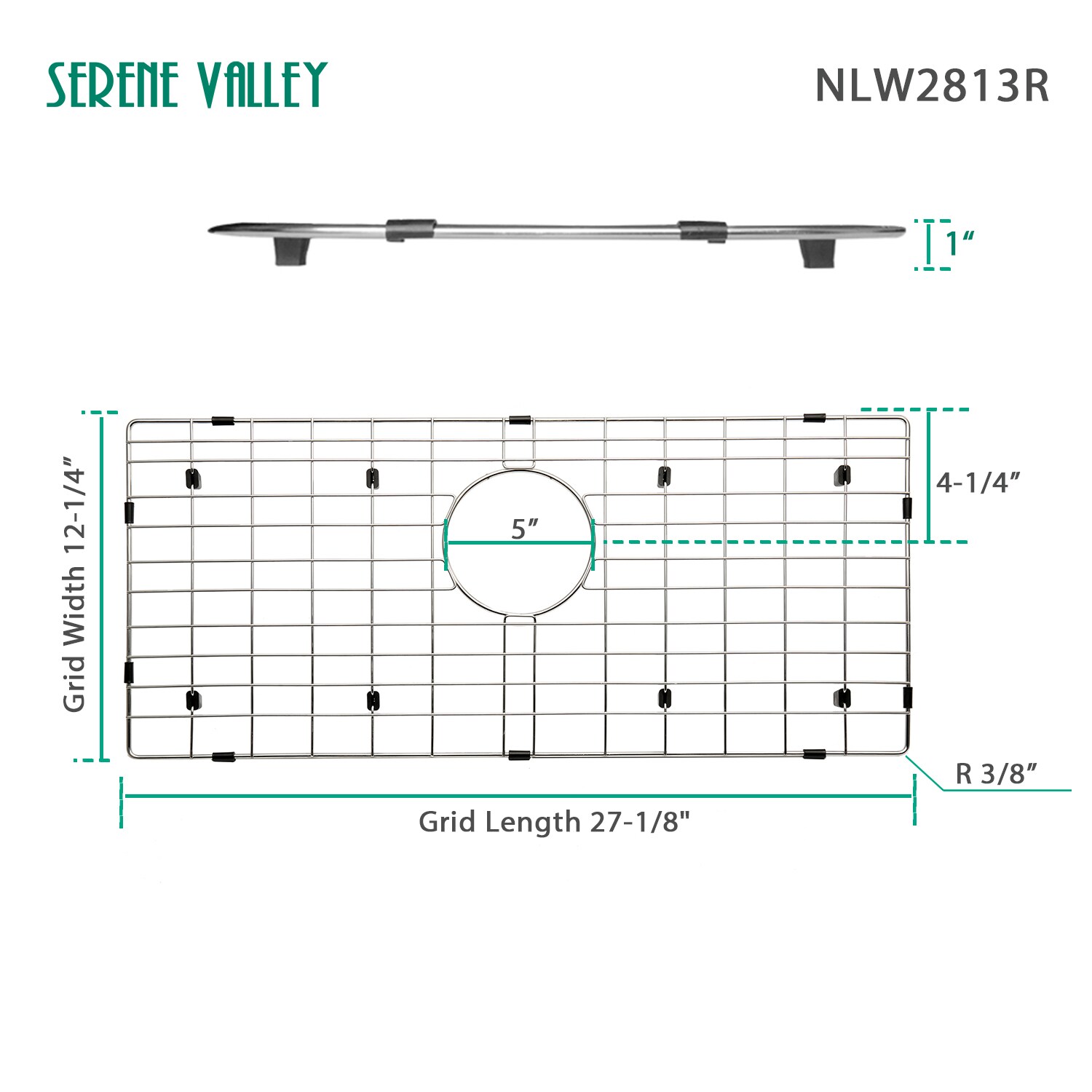 Serene Valley NLW2813R Sink-Grids - View #2
