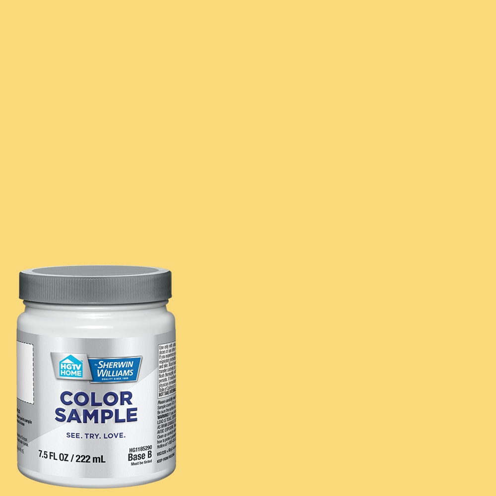 HGTV HOME by Sherwin-Williams HGSW1184 Daffodil Hill HGSW1184 Tintable Paint sample ( Half-pint )