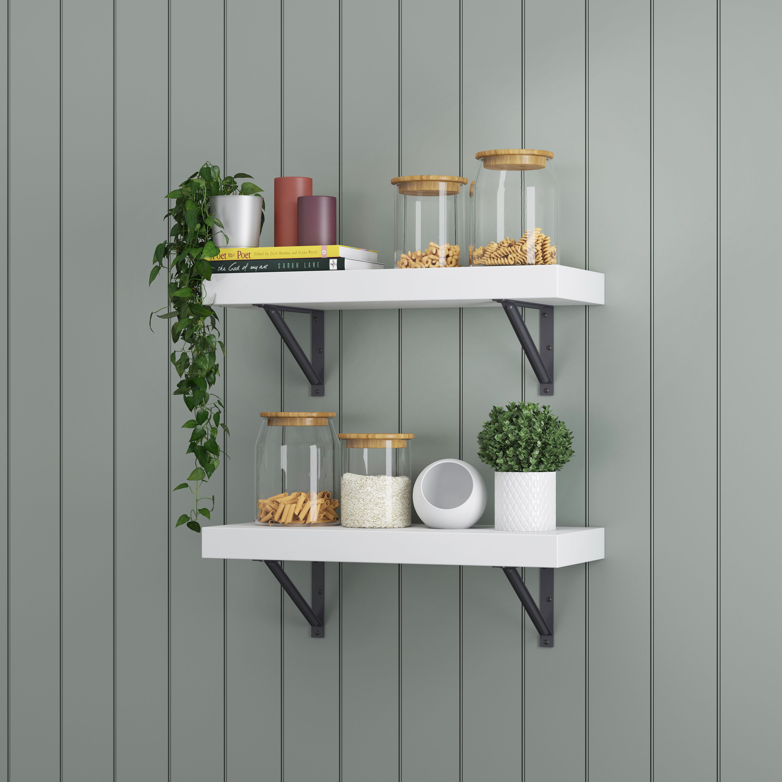 allen + roth WSL24KSW Wall-Mounted-Shelving - View #3