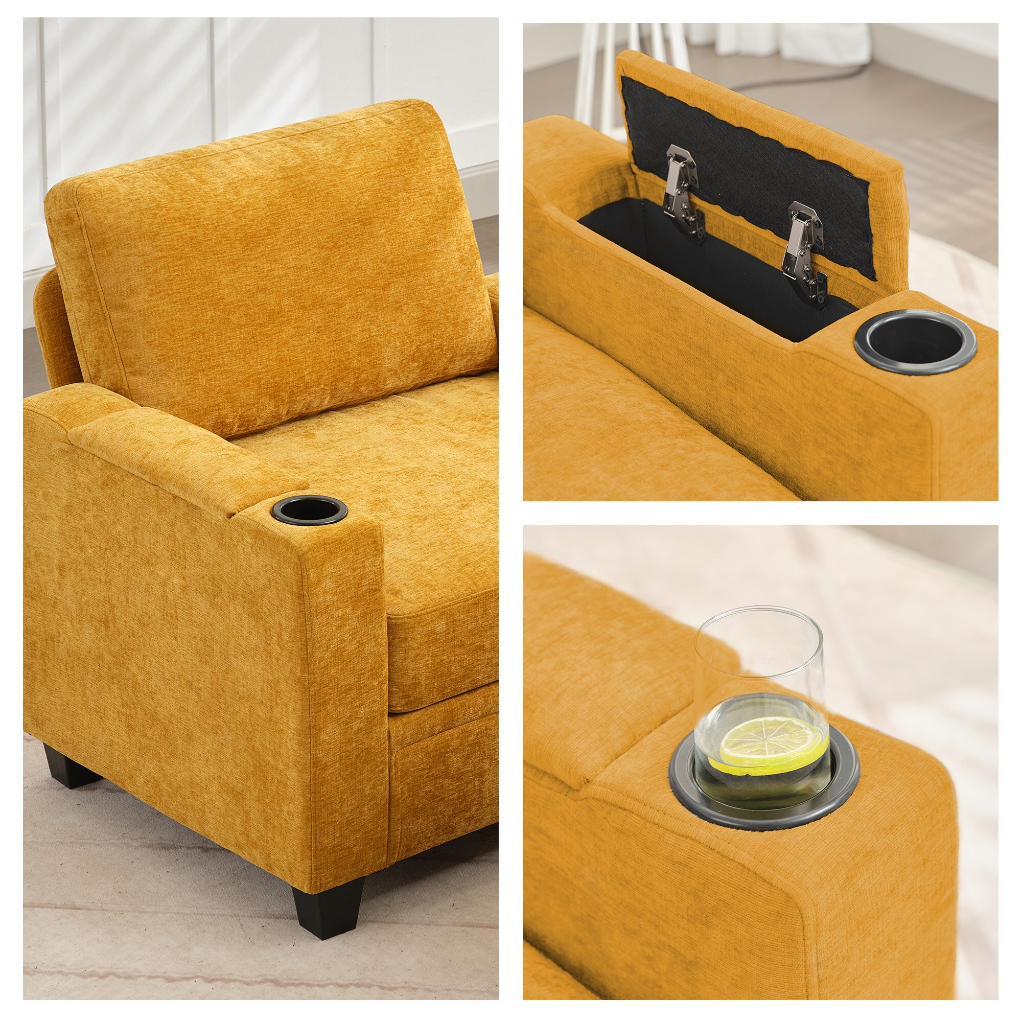 VOUA SAF-XNECW3-GD1 Sofas-Loveseats - View #4