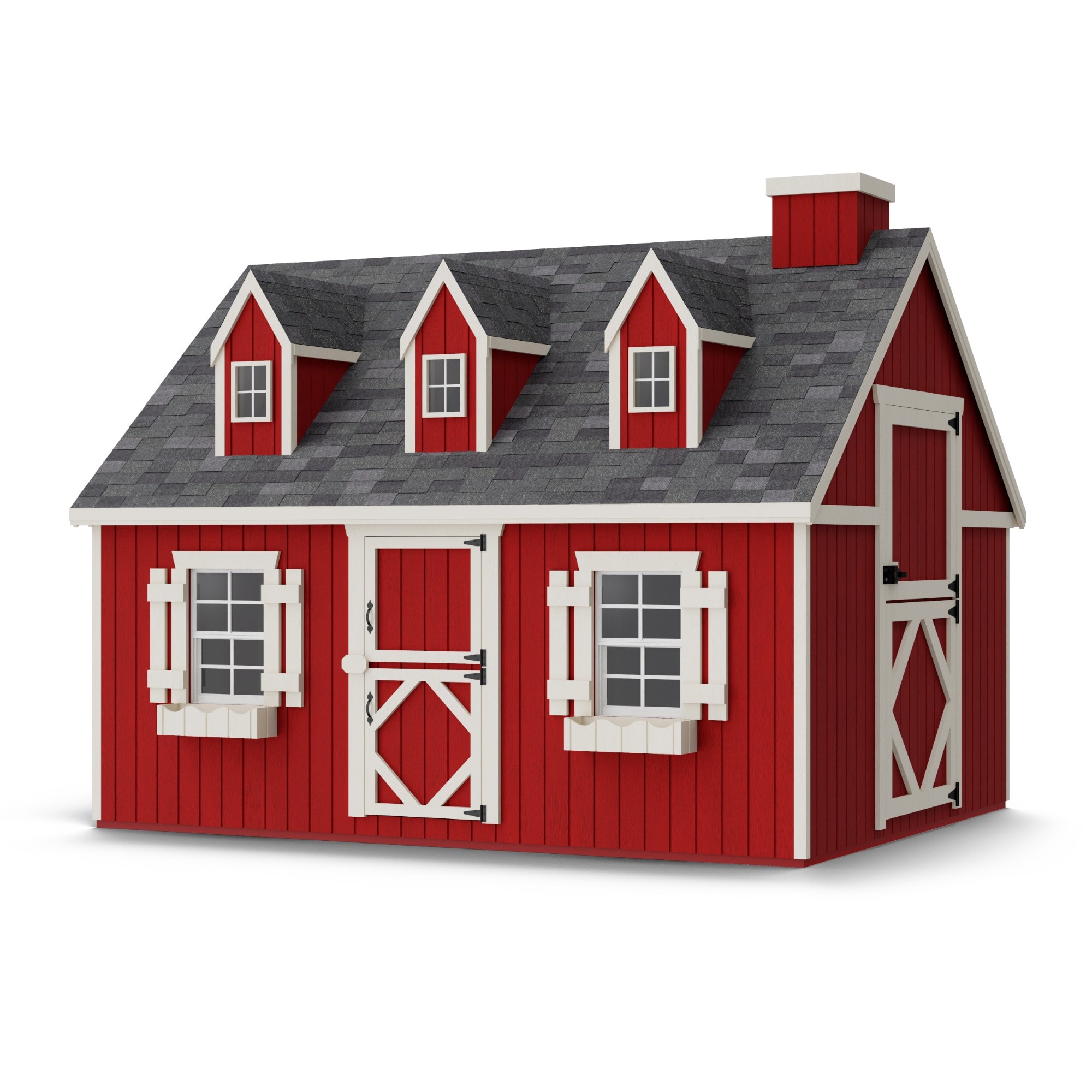 Little Cottage Co 8X10 CCP-PNK-FK 8x10 Cape Cod Playhouse Outdoor Wood Playhouse