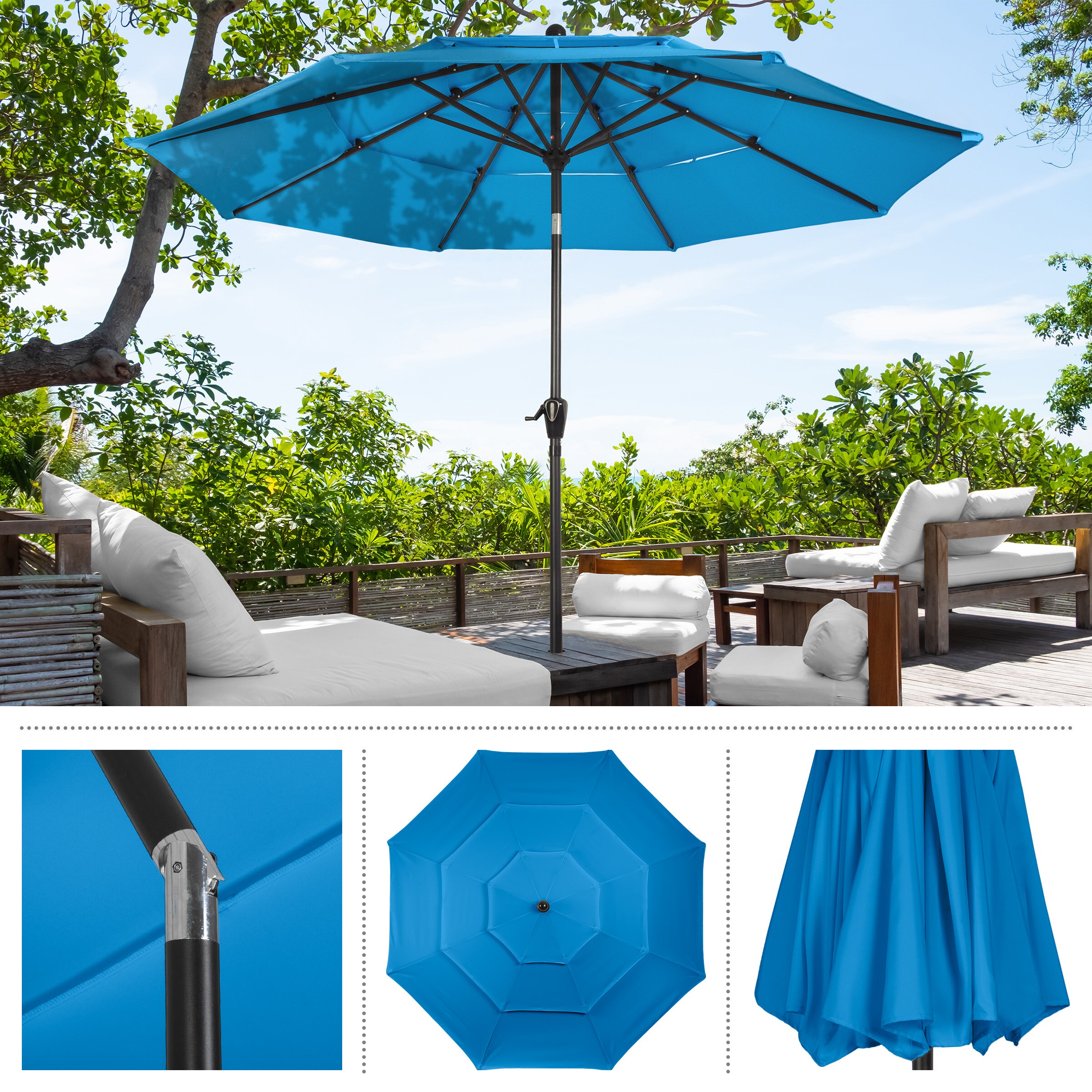 Pure Garden 50-LG1367 Umbrellas-2 - View #11