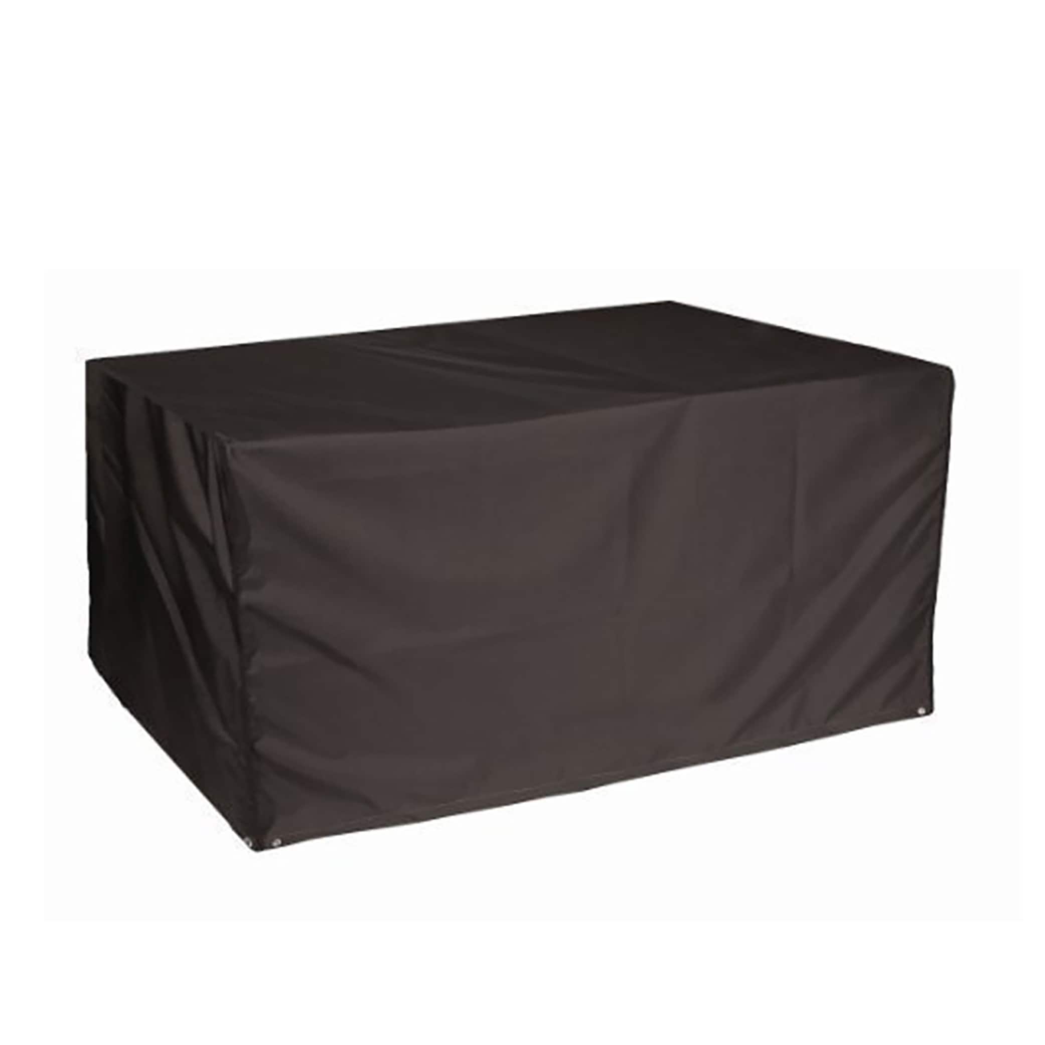 Moda Furnishings RC-1127 Ocean Park Black Polyester Patio Furniture Cover For Conversation set