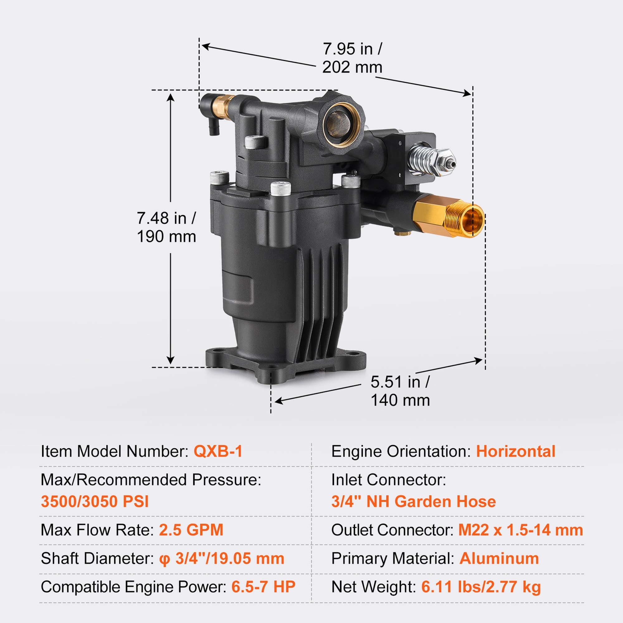 Angel Sar L2MJA402PWP3 Pw-Pump-And-Kits - View #3