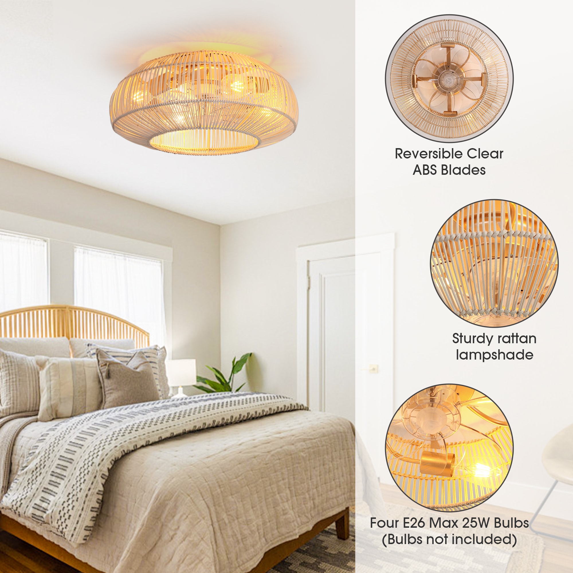 IHOMEadore MDF2002WH Ceiling-Fans - View #6