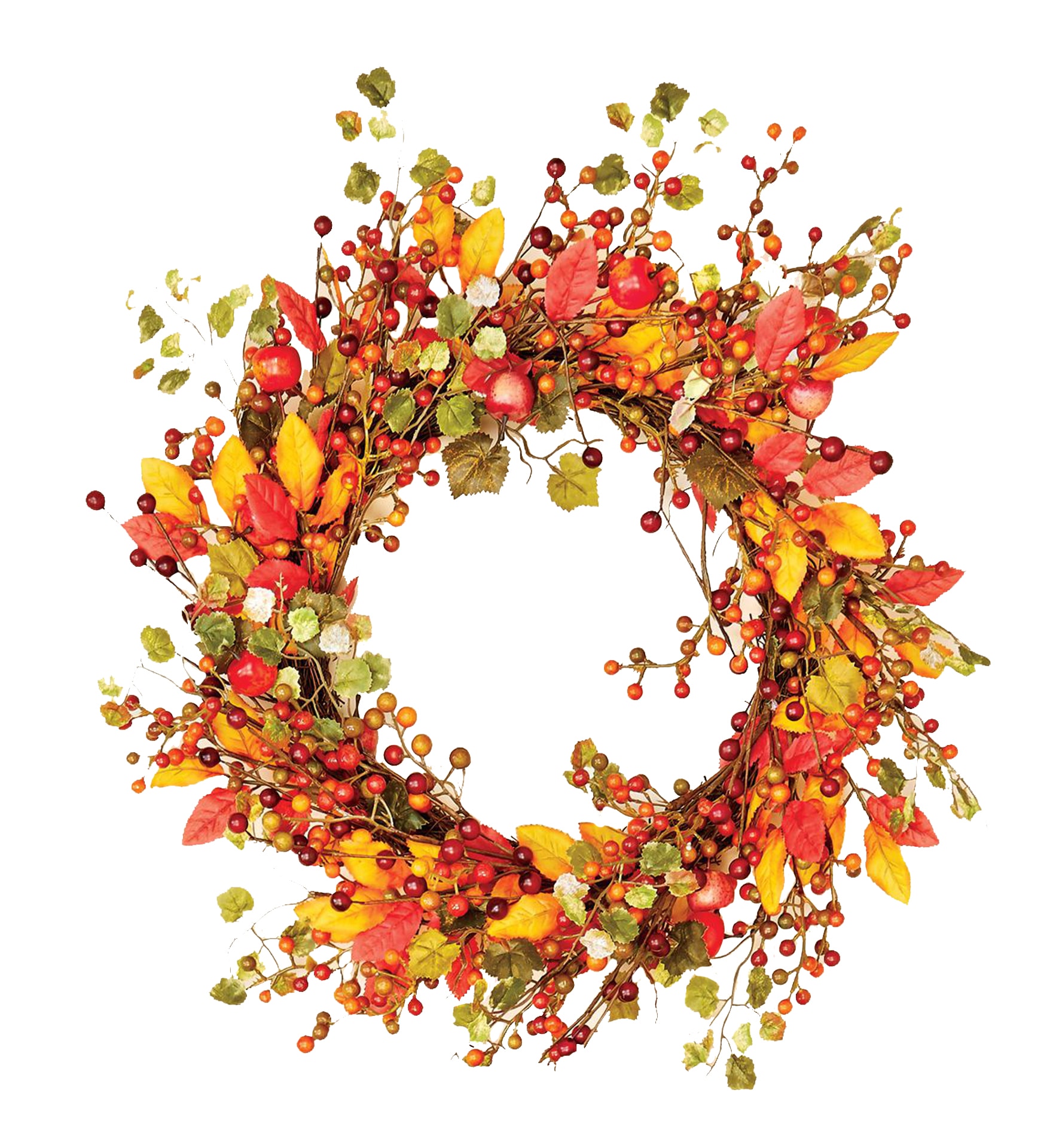 Worth Imports 7370 1.5-ft 18-in Berries Artificial Wreath