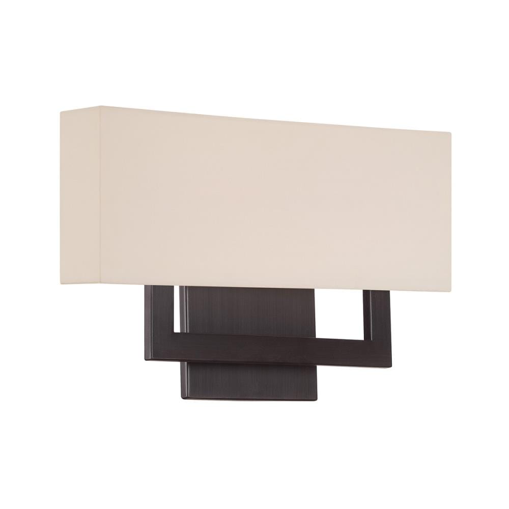 dweLED WS-13115-BO Manhattan 15-in W 1 -Light Brushed Bronze Integrated LED Wall Sconce