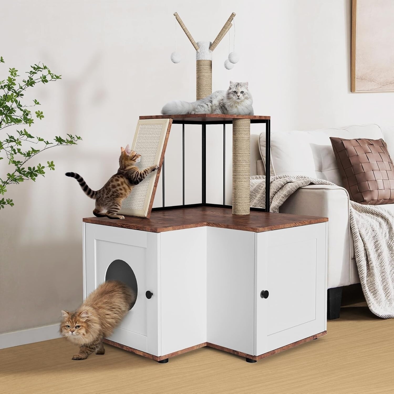 Garvee ZQ-0827258939438 Cat-Litter-Box - View #4