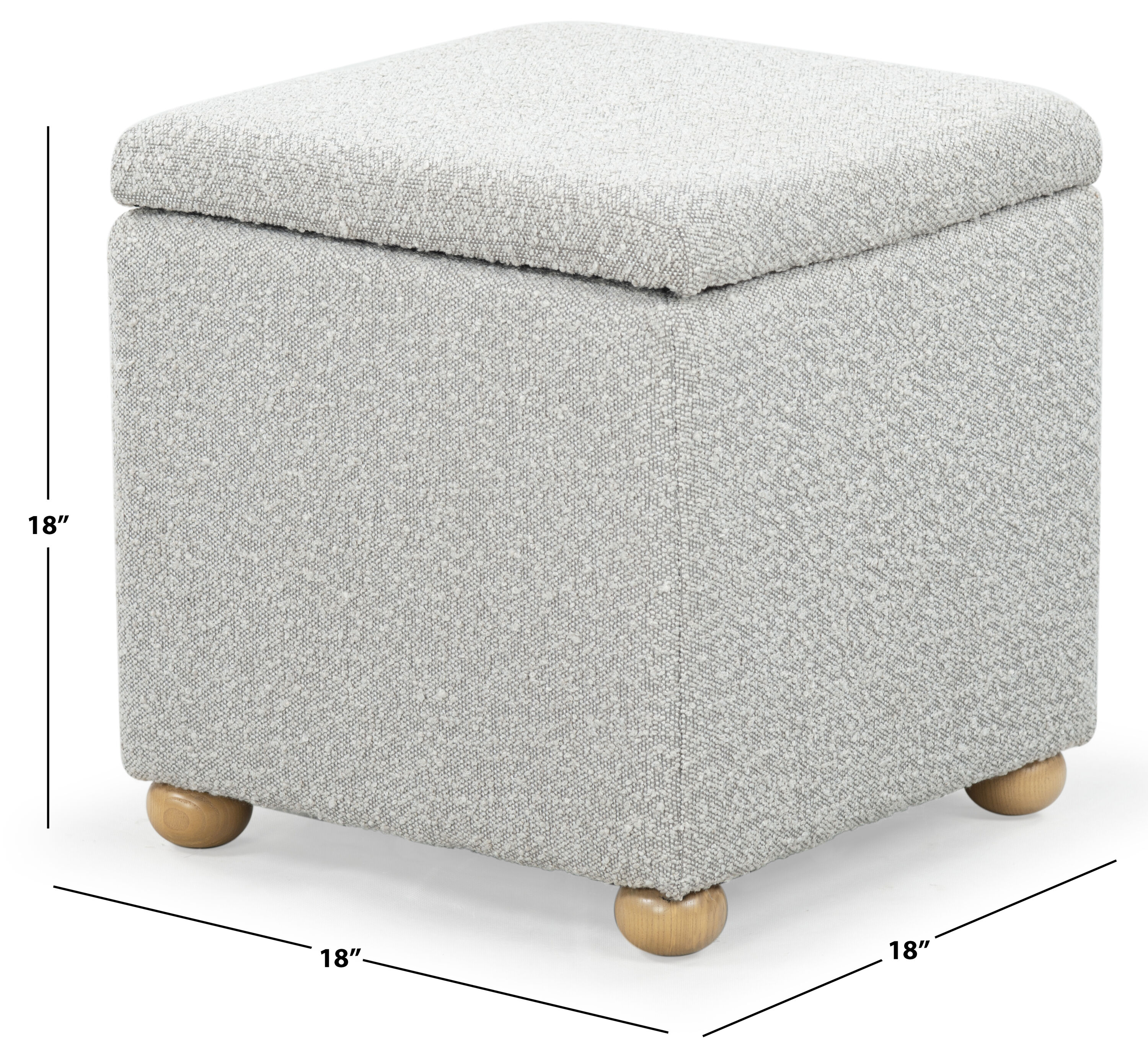 Safavieh SFV6101C Indoor-Ottomans - View #3