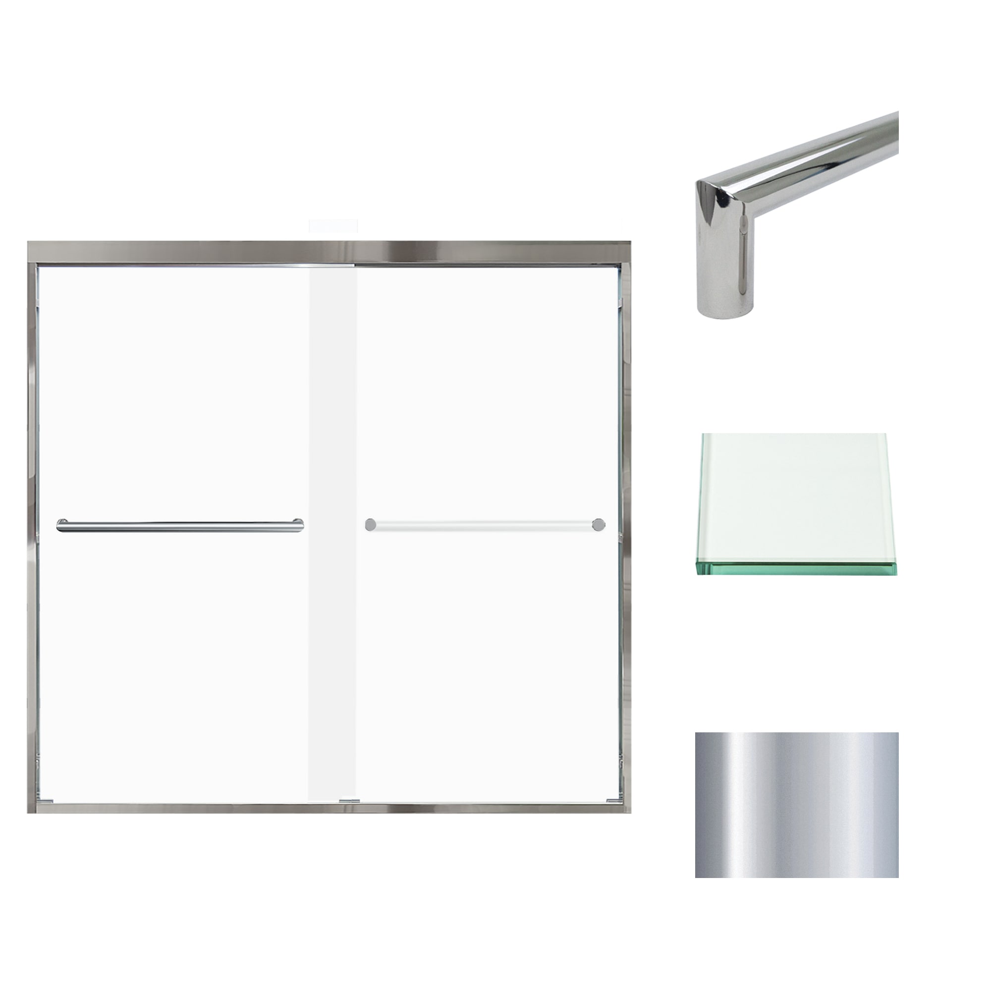 Transolid FBPT605808F-T-PC Shower-Doors - View #2