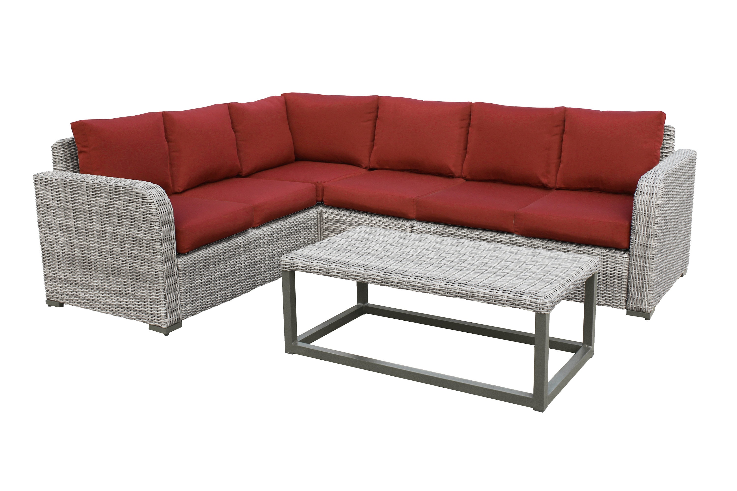Leisure Made 299231-RED Patio-Conversation-Sets - View #6