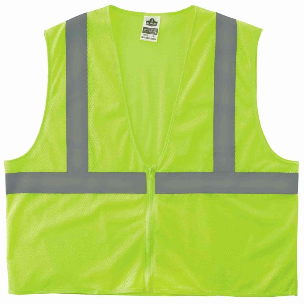 GloWear Green Polyester High Visibility (Ansi Compliant) Enhanced ...