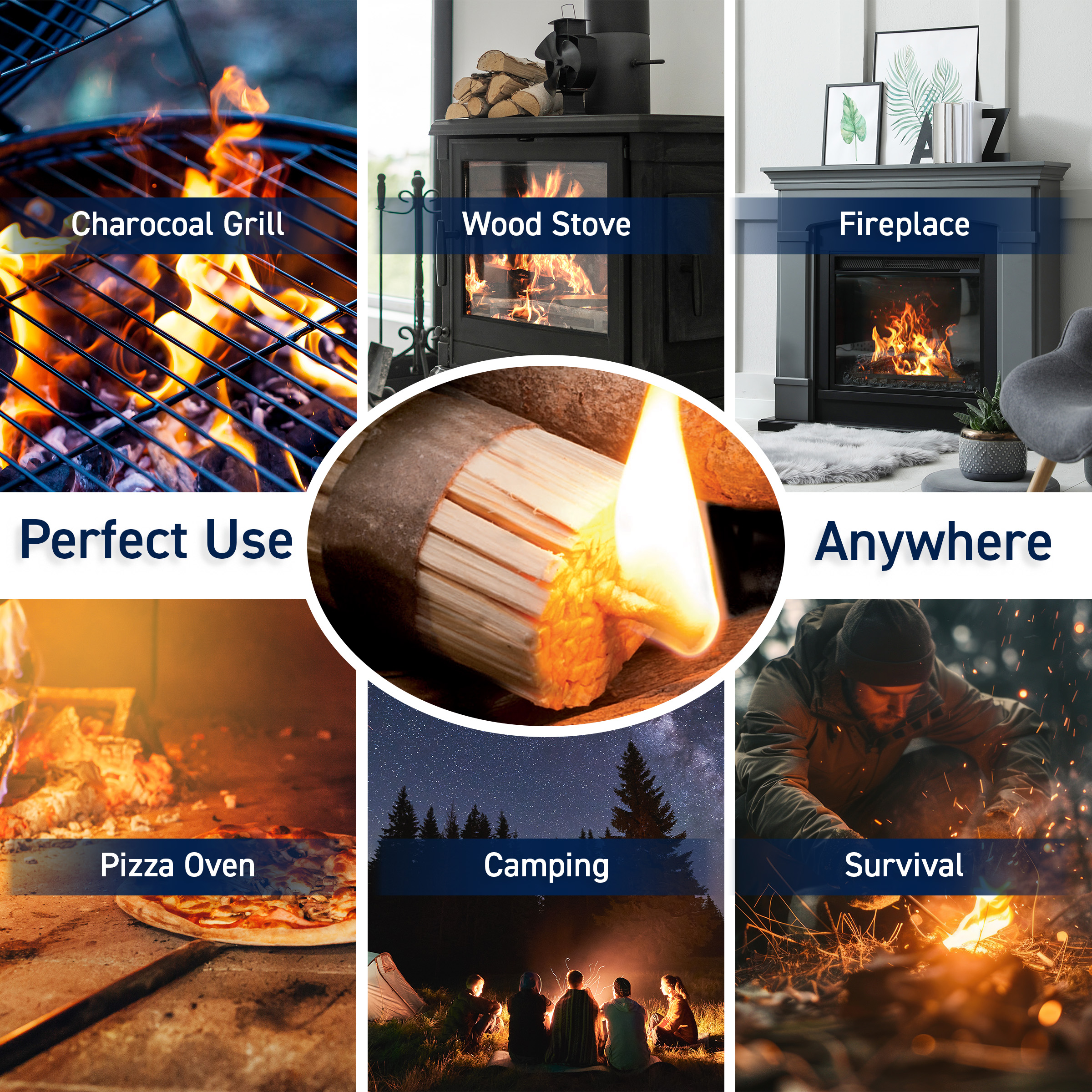 Kings County tools GW70B04-05 Fireplace-Logs-Firestarters - View #4