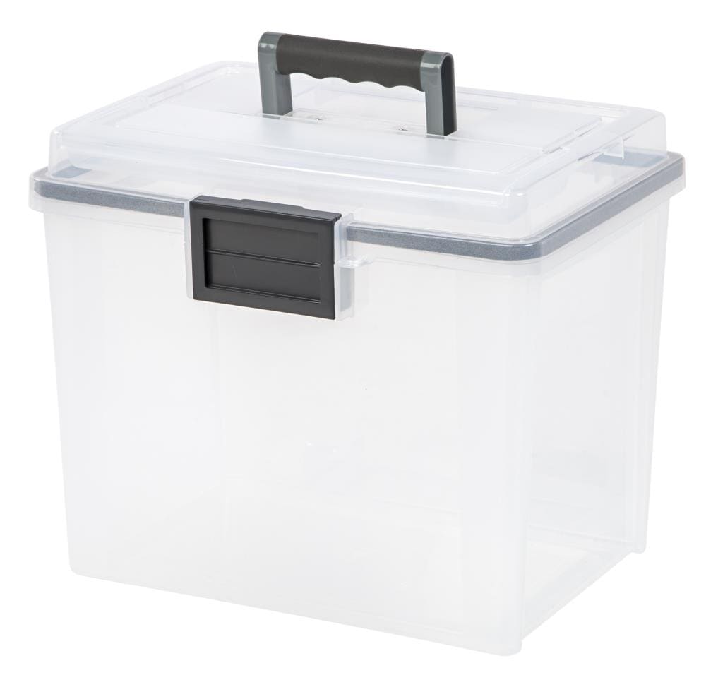 File Organizer Box Black 1 Pack