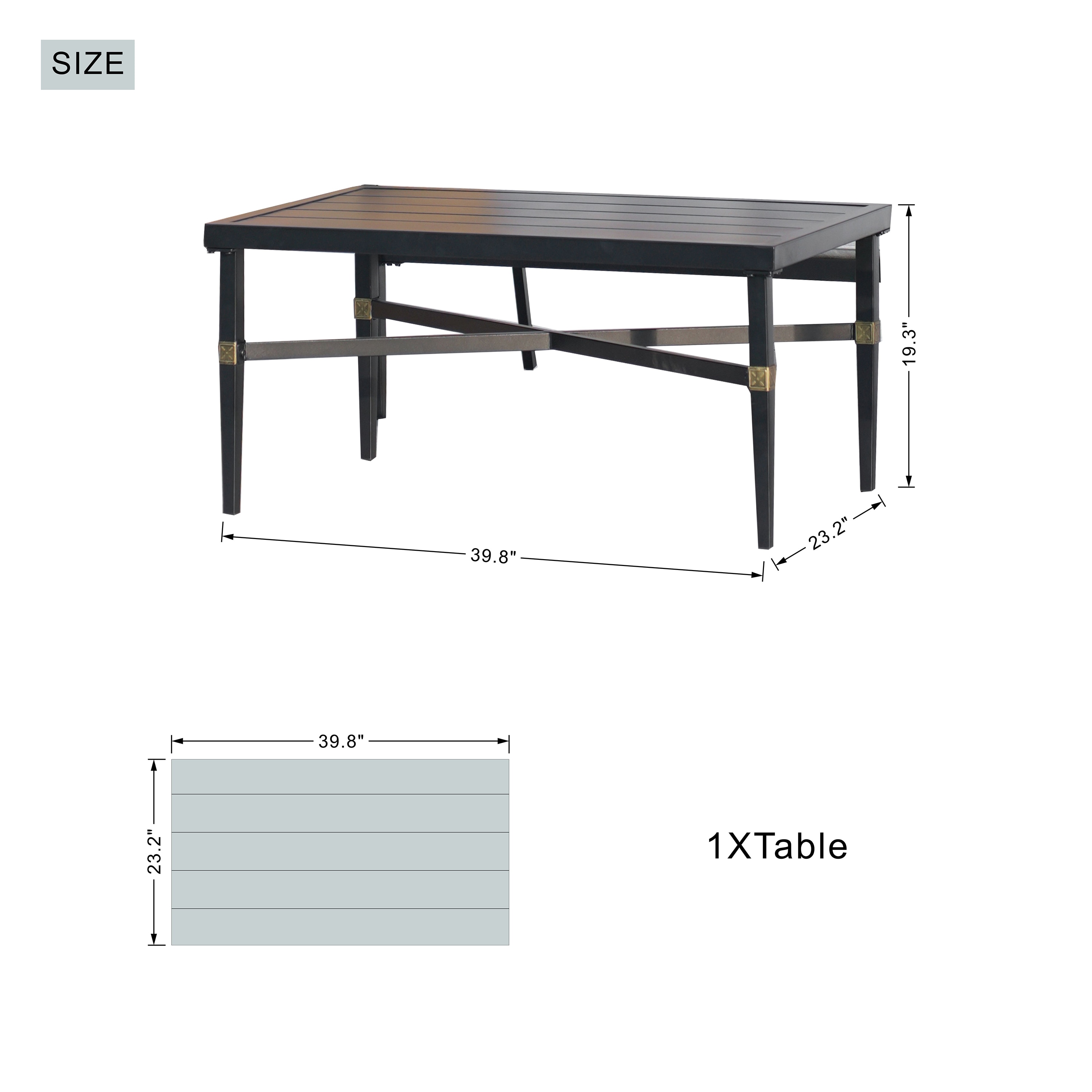 Moda Furnishings PAS-2467TA Patio-Tables - View #8