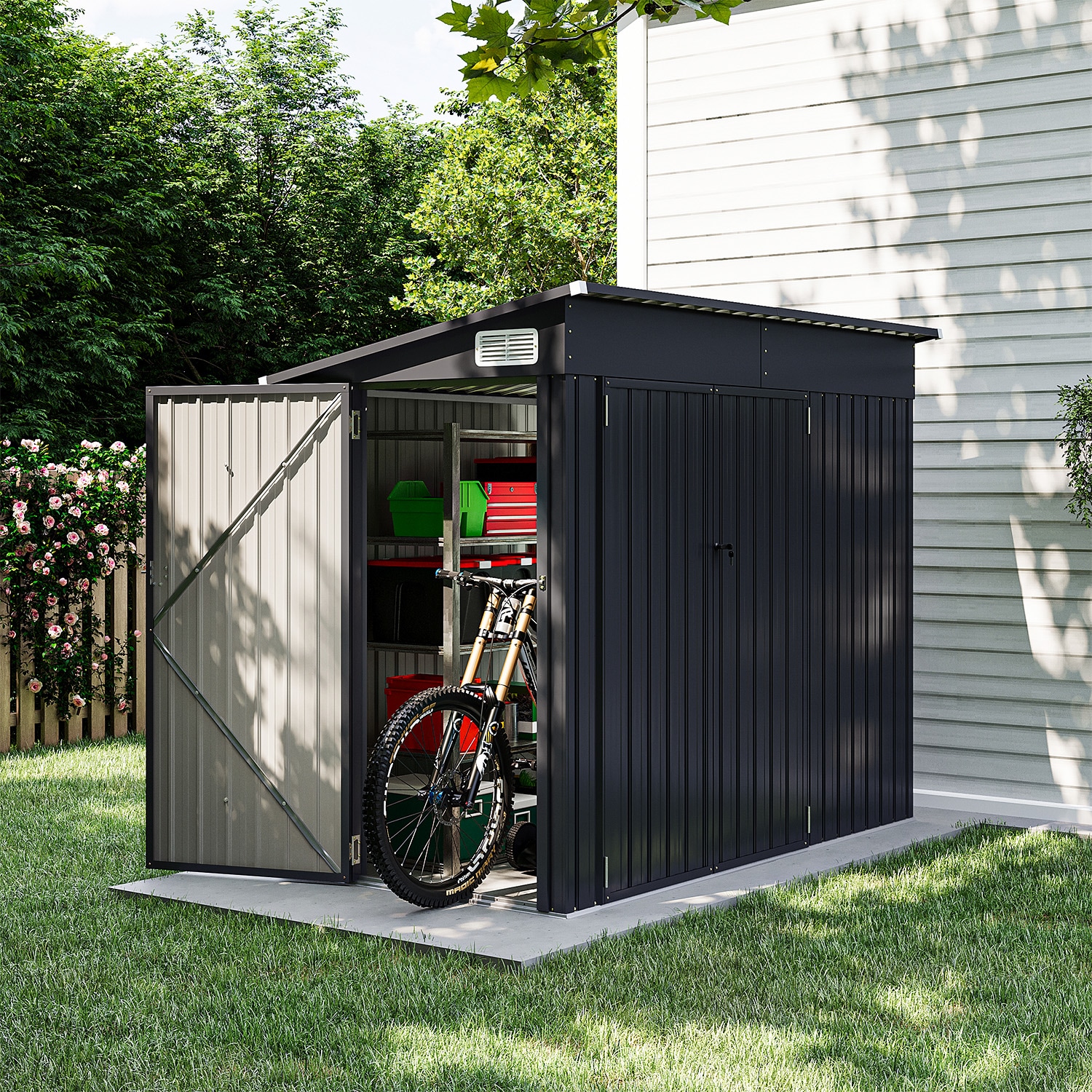 AOXUN AX-30246B Metal-Storage-Buildings-Sheds - View #7