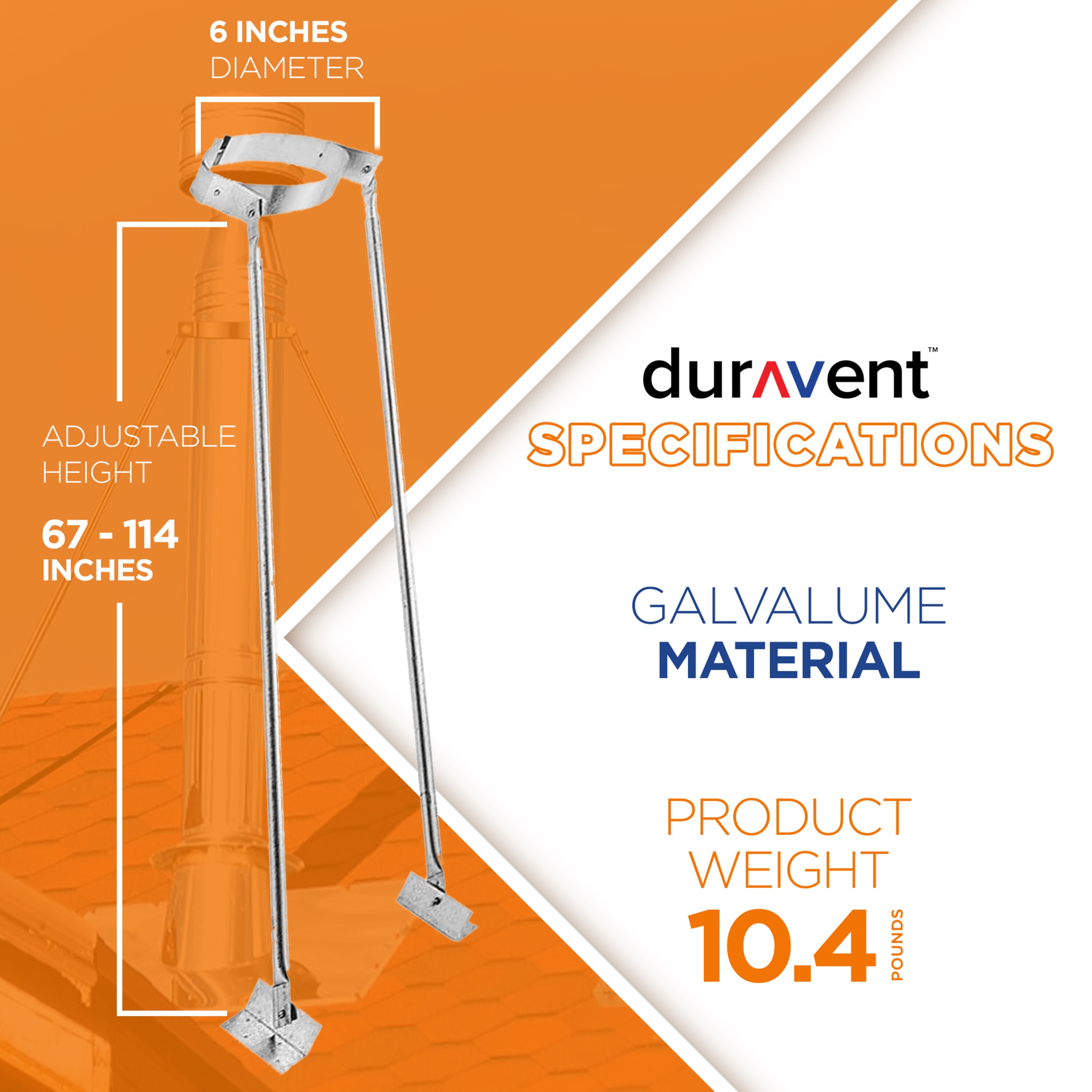 DuraVent 254823 Chimney-Pipe-Accessory-Kits - View #3