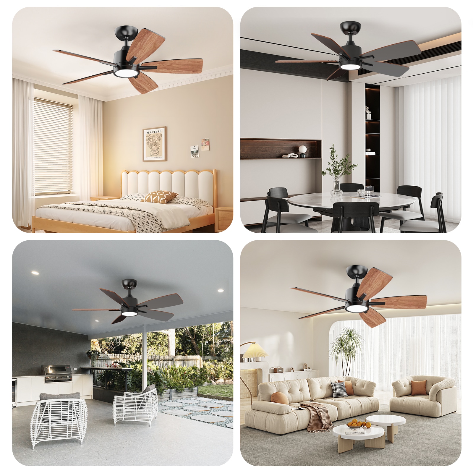 TALOYA TLY42-BK-5D-S5 Ceiling-Fans - View #8