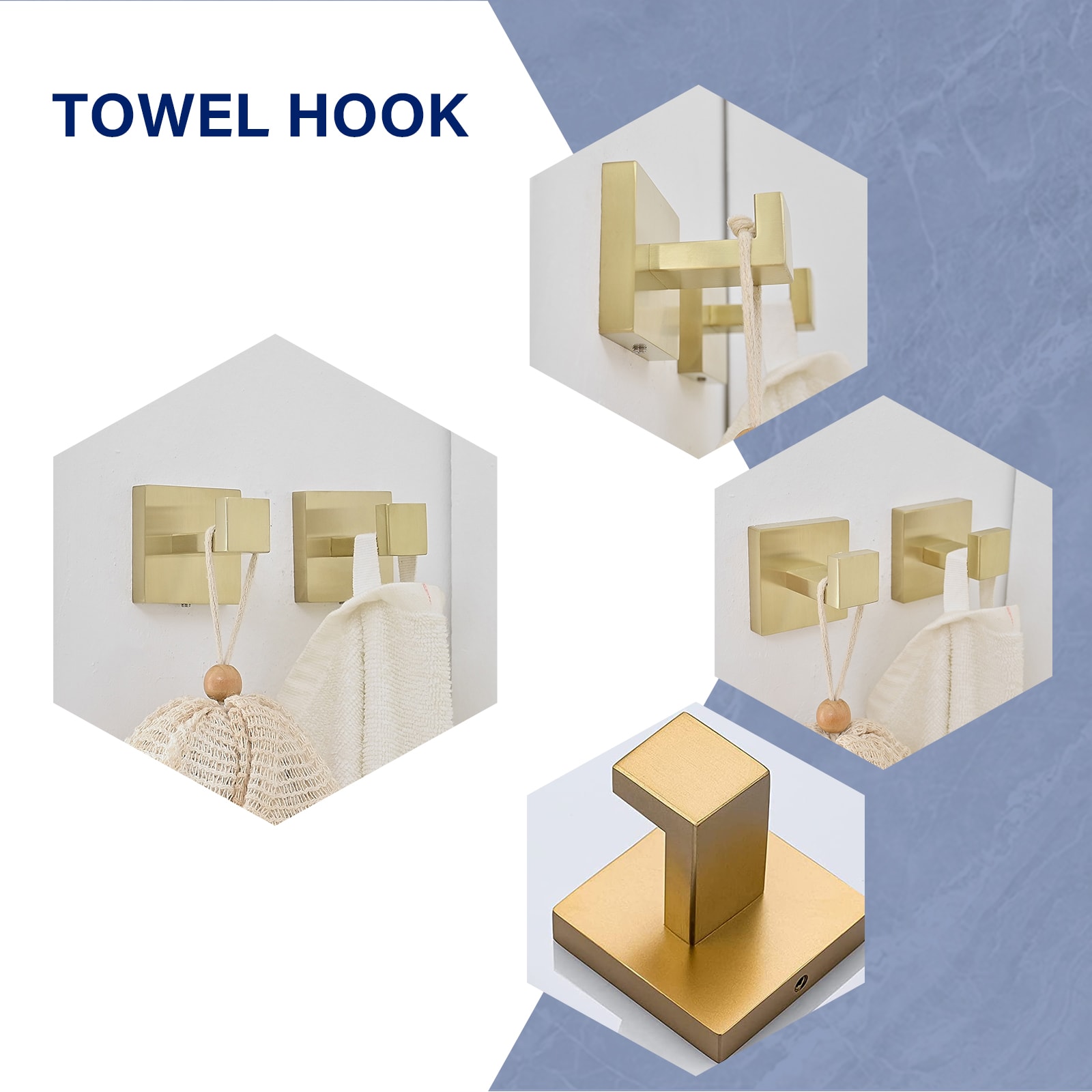 BWE A-91012-4-BG Decorative-Bath-Hardware-Kits - View #7