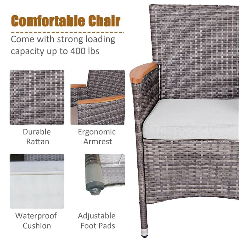 Fun Orange FUNHWCP58 Patio-Dining-Sets - View #2