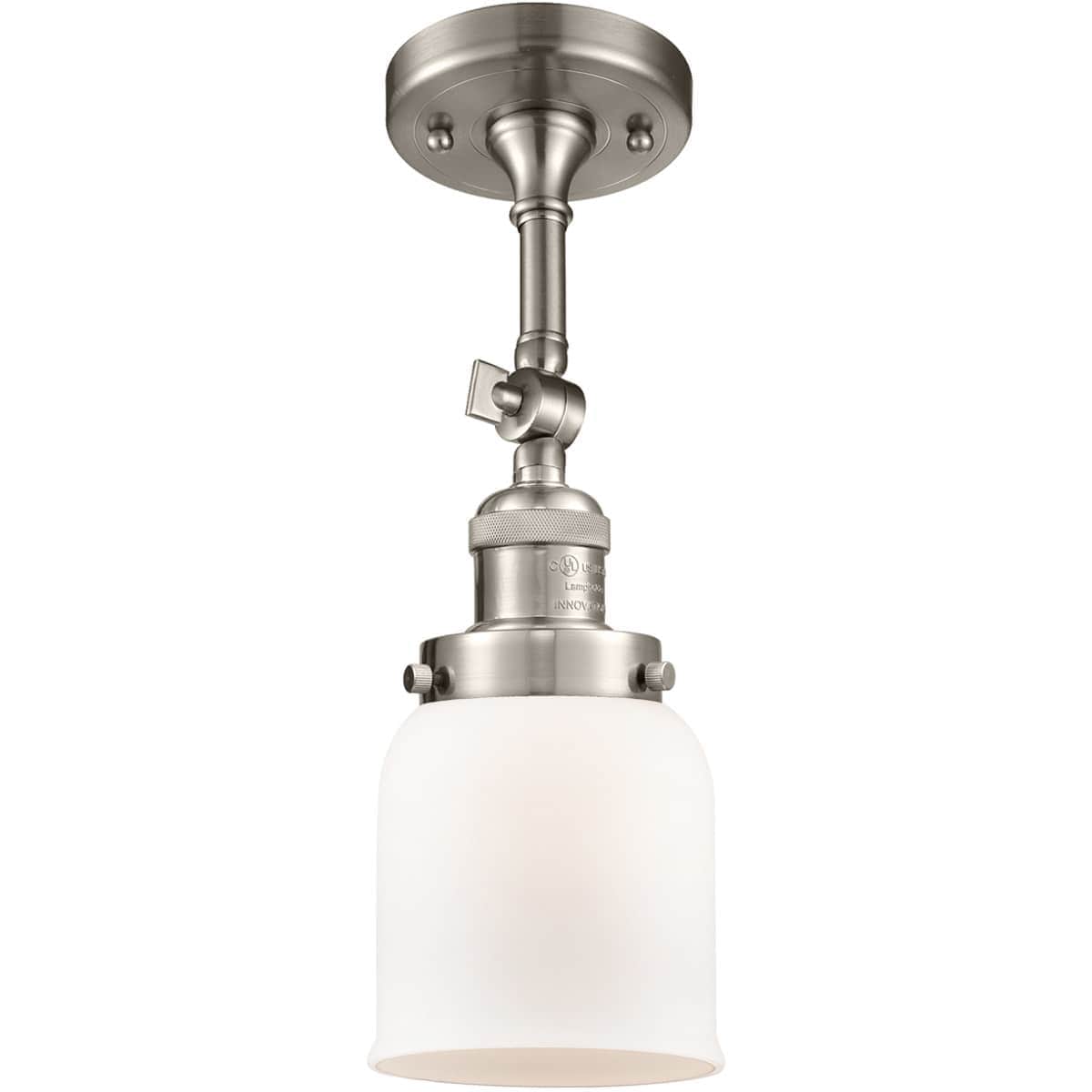 Innovations Lighting 1354900 201F-SN-G51-LED Franklin Restoration Small Bell
