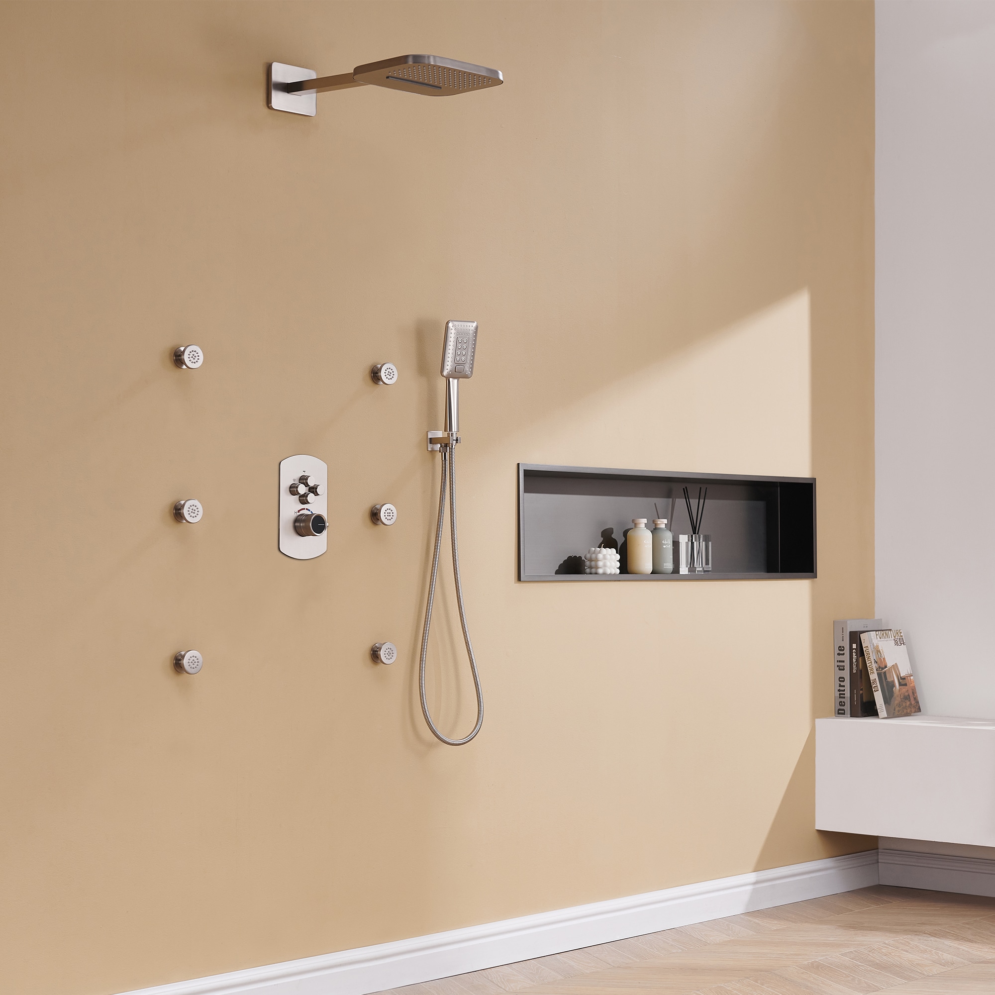 Mondawe MOSL050-10BN Showerhead-Bar-Panels - View #4