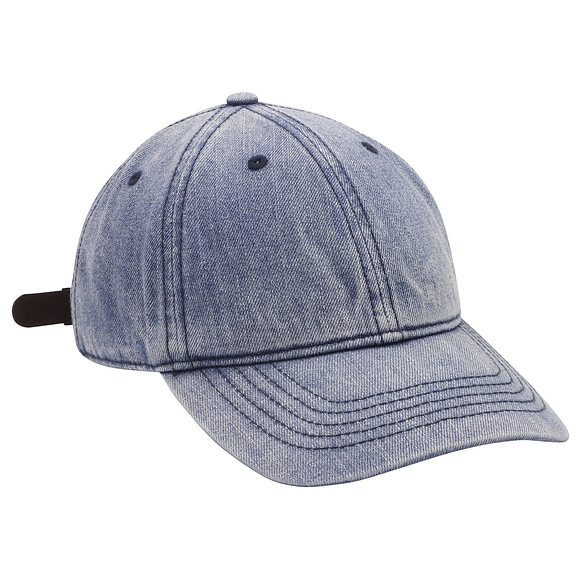 Carhartt Men's Navy Cotton Baseball Cap with Hook and Loop Closure