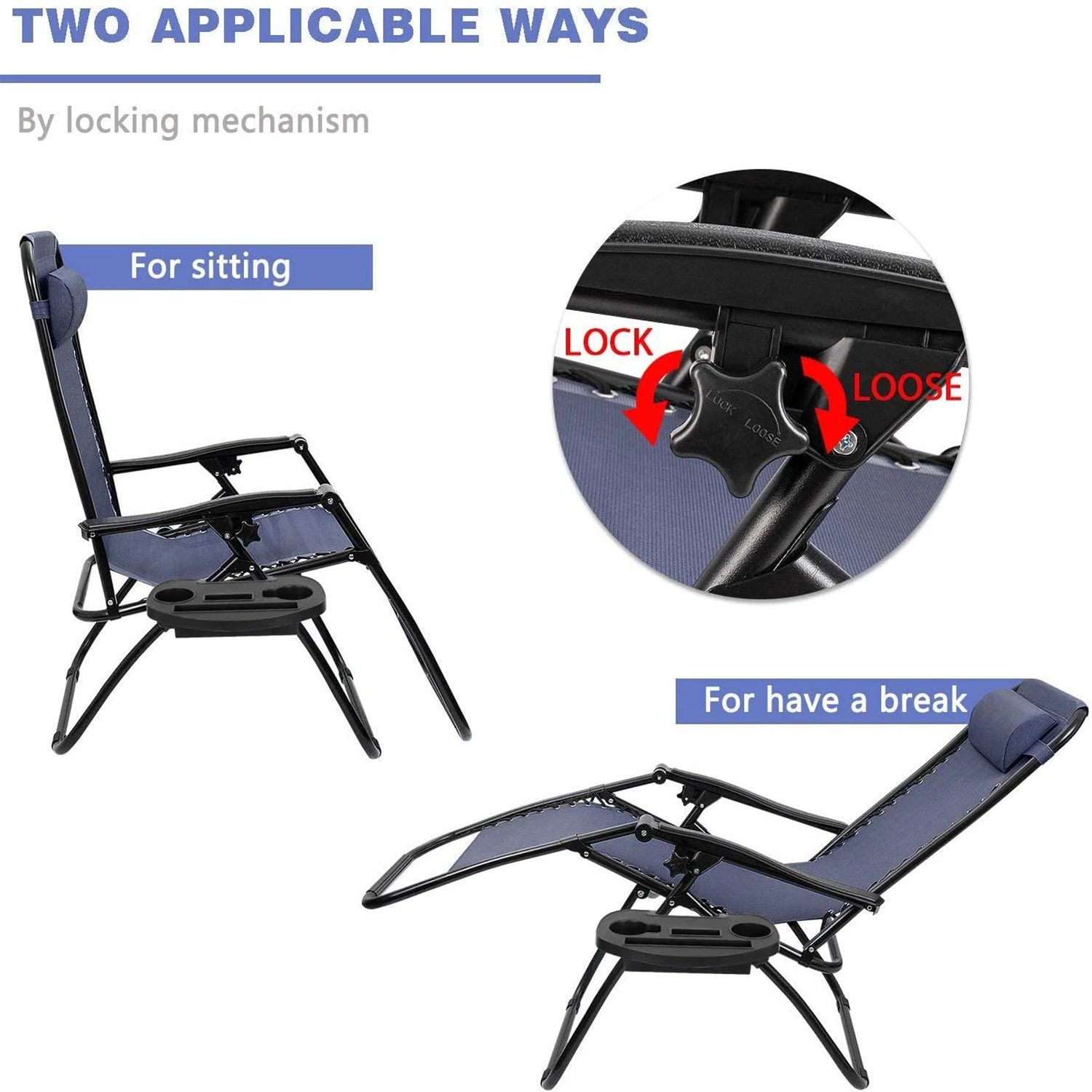 Zero gravity chair set of online two