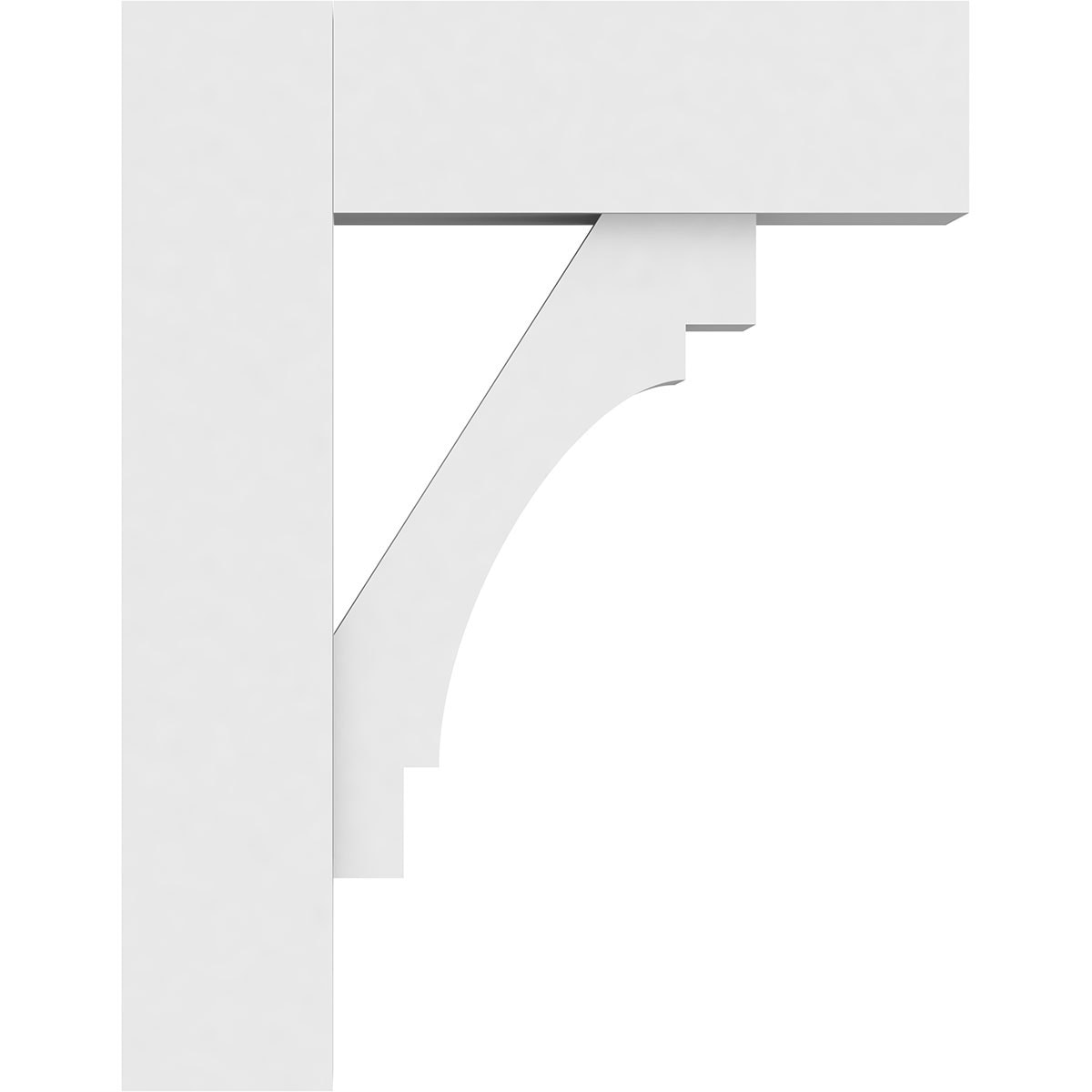 Ekena Millwork BKTP03X14X18MRC05 Exterior-Brackets-Braces - View #3