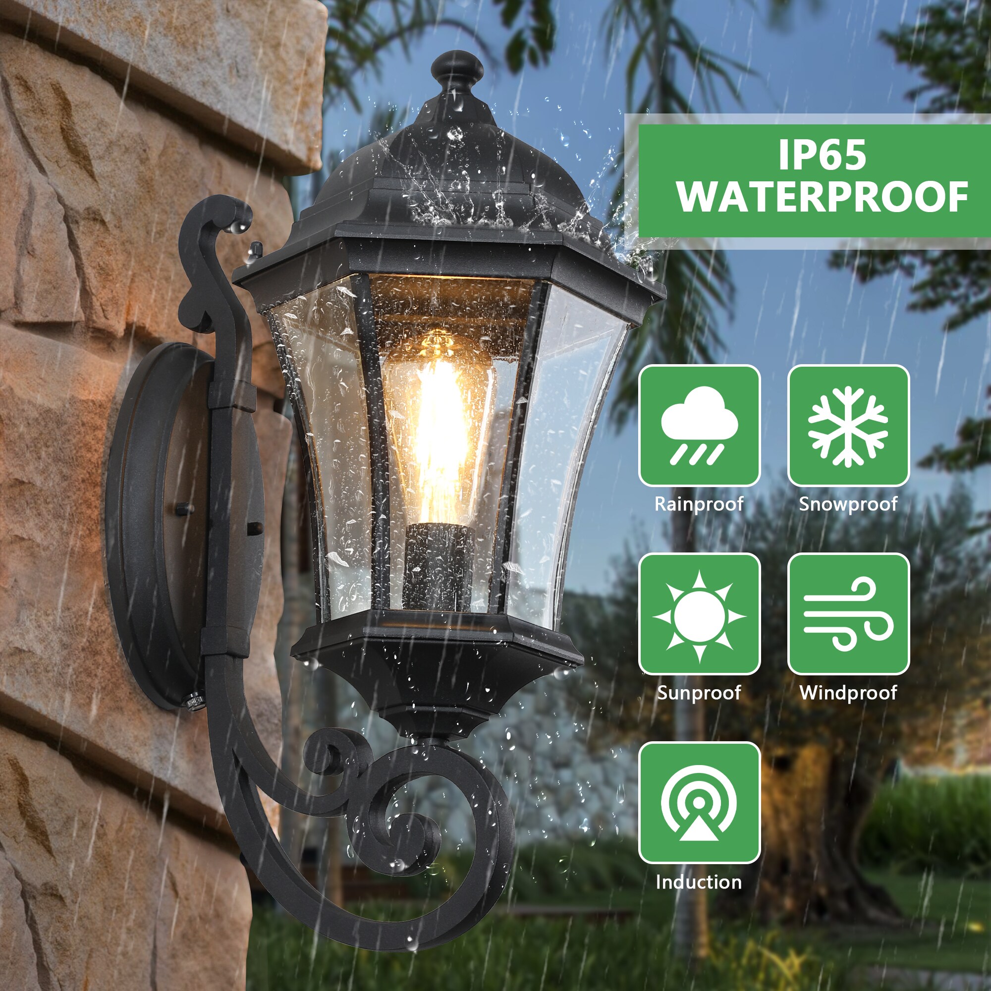 Forclover WYL3-PK1706 Outdoor-Wall-Lighting - View #3