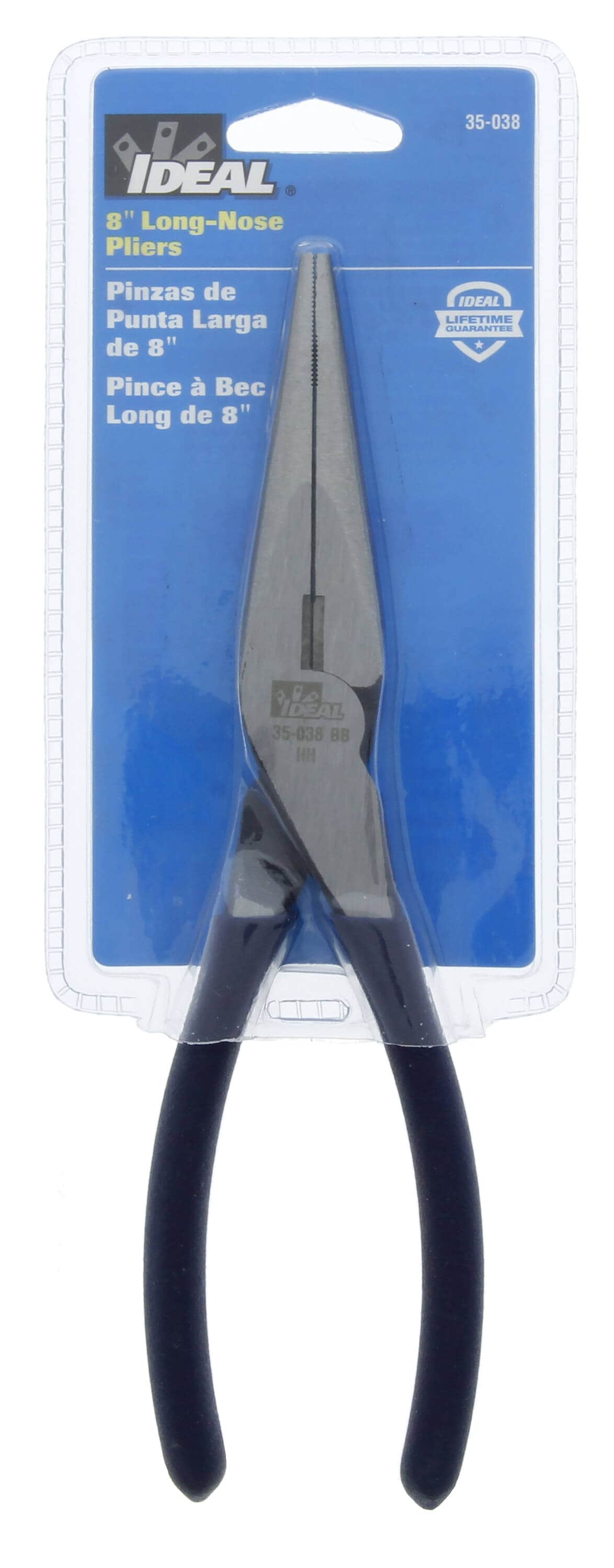 IDEAL 8.5-in Electrical Needle Nose Pliers with Wire Cutter in the