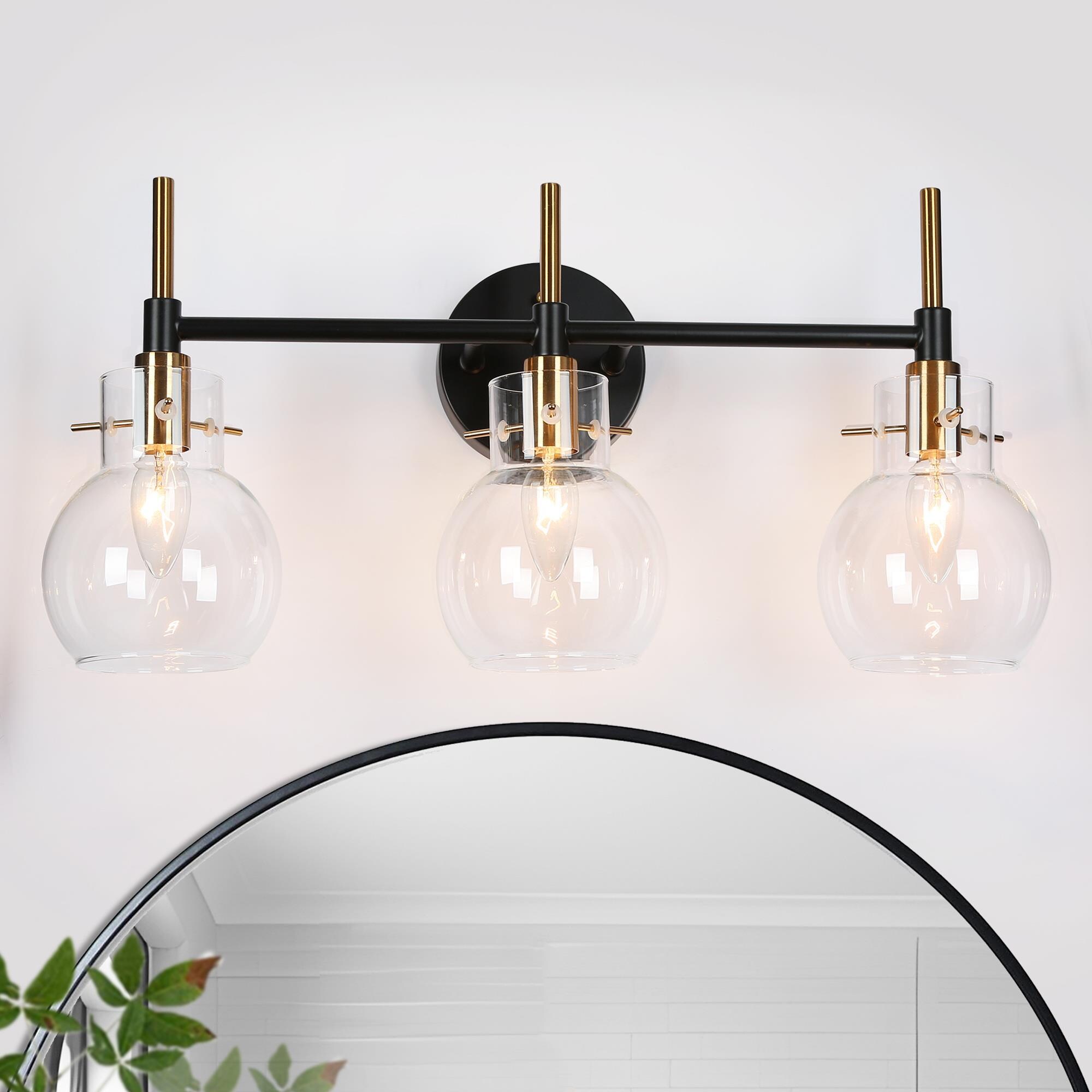 Lowes vanity light deals globes