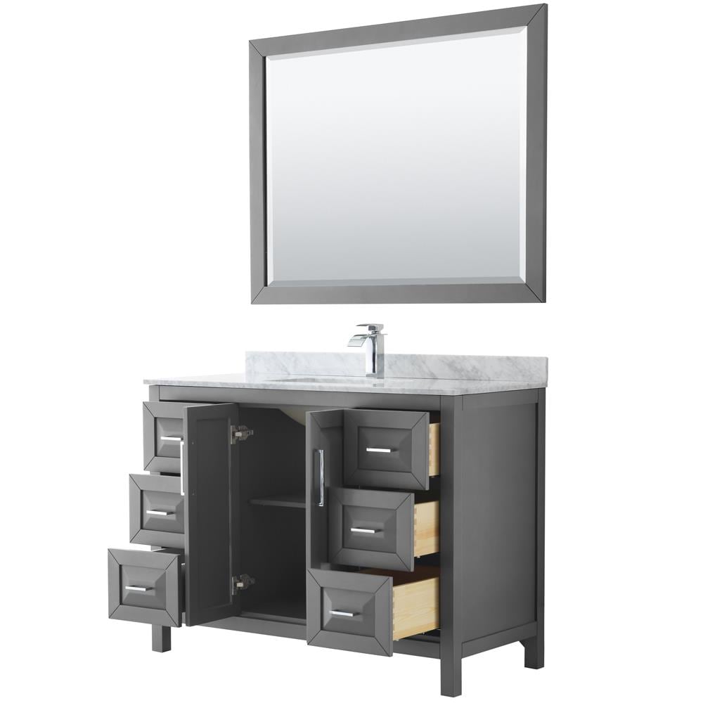 Wyndham Collection WCV252548SKGCMUNSM46 Bath-Vanity-Combo - View #2