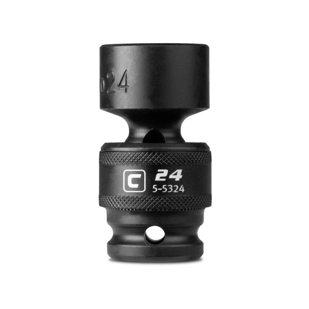 Capri Tools CP55324 Metric 1/2-in Drive 24mm 6-point Impact Socket Individual