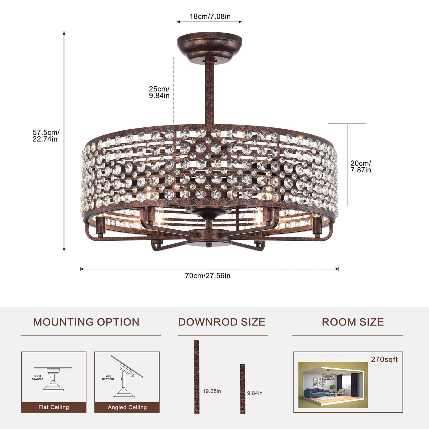 SINOFURN SYA320008WD Ceiling-Fans - View #12