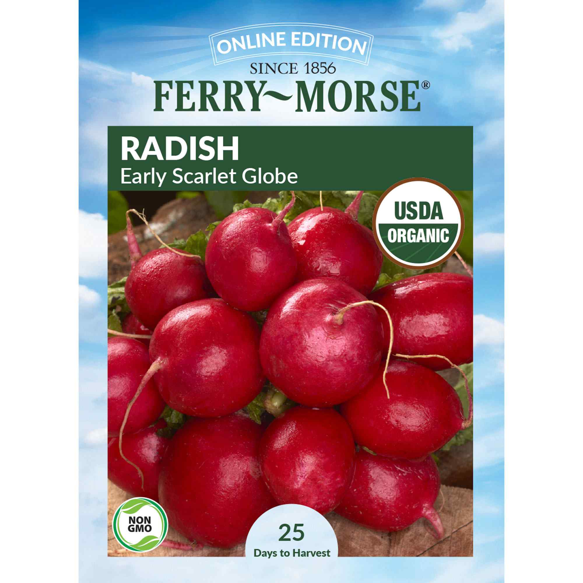 Ferry-Morse LC25.1450 Organic Radish Seeds 2.6 Gram(s)