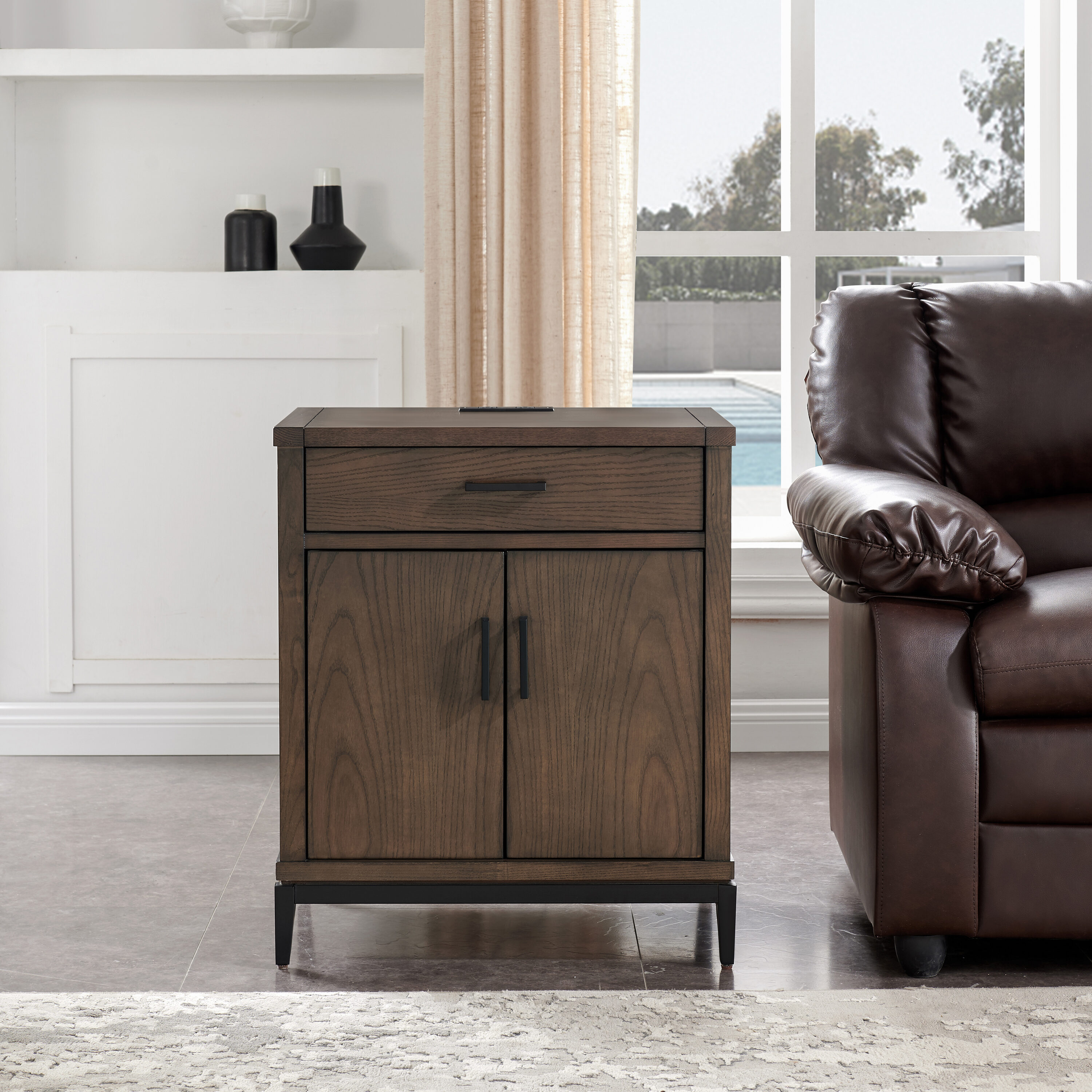 Leick Home 9079-GRMB nightstands - View #14